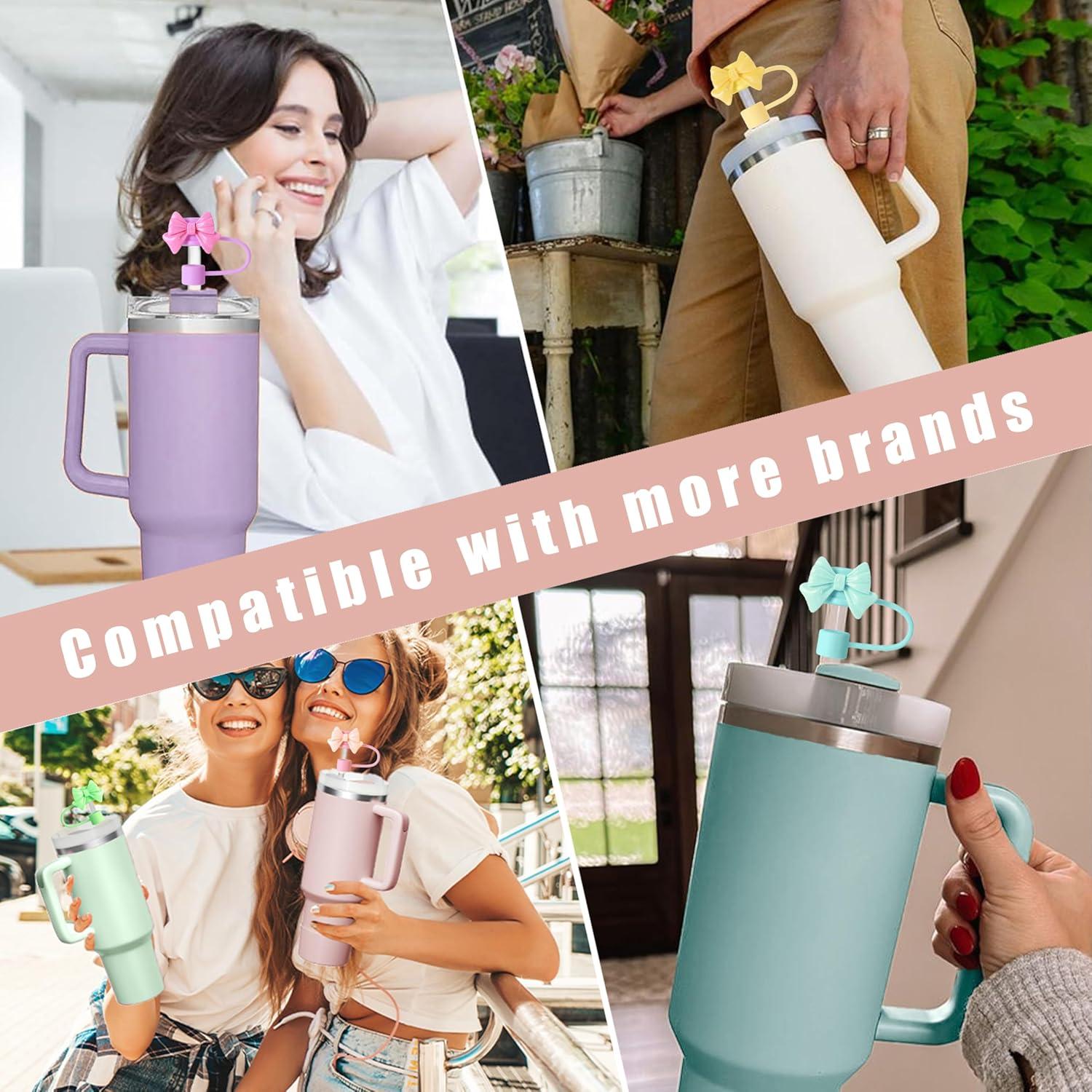 8 Tapas de Silicona para Popote Stanley 30/40 Oz SEMATA