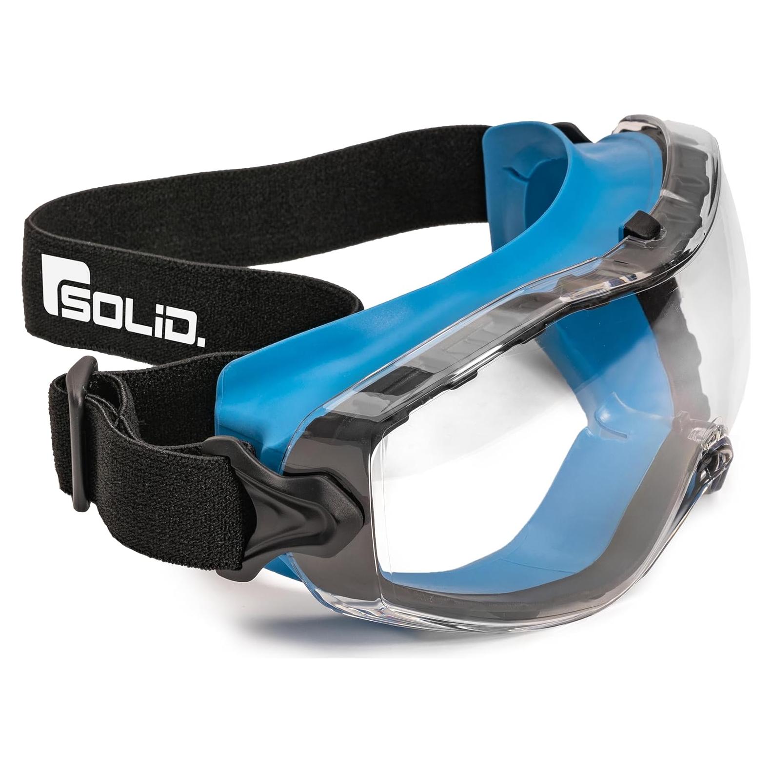 Gafas de Seguridad SolidWork Anti-Niebla Lente Transparente