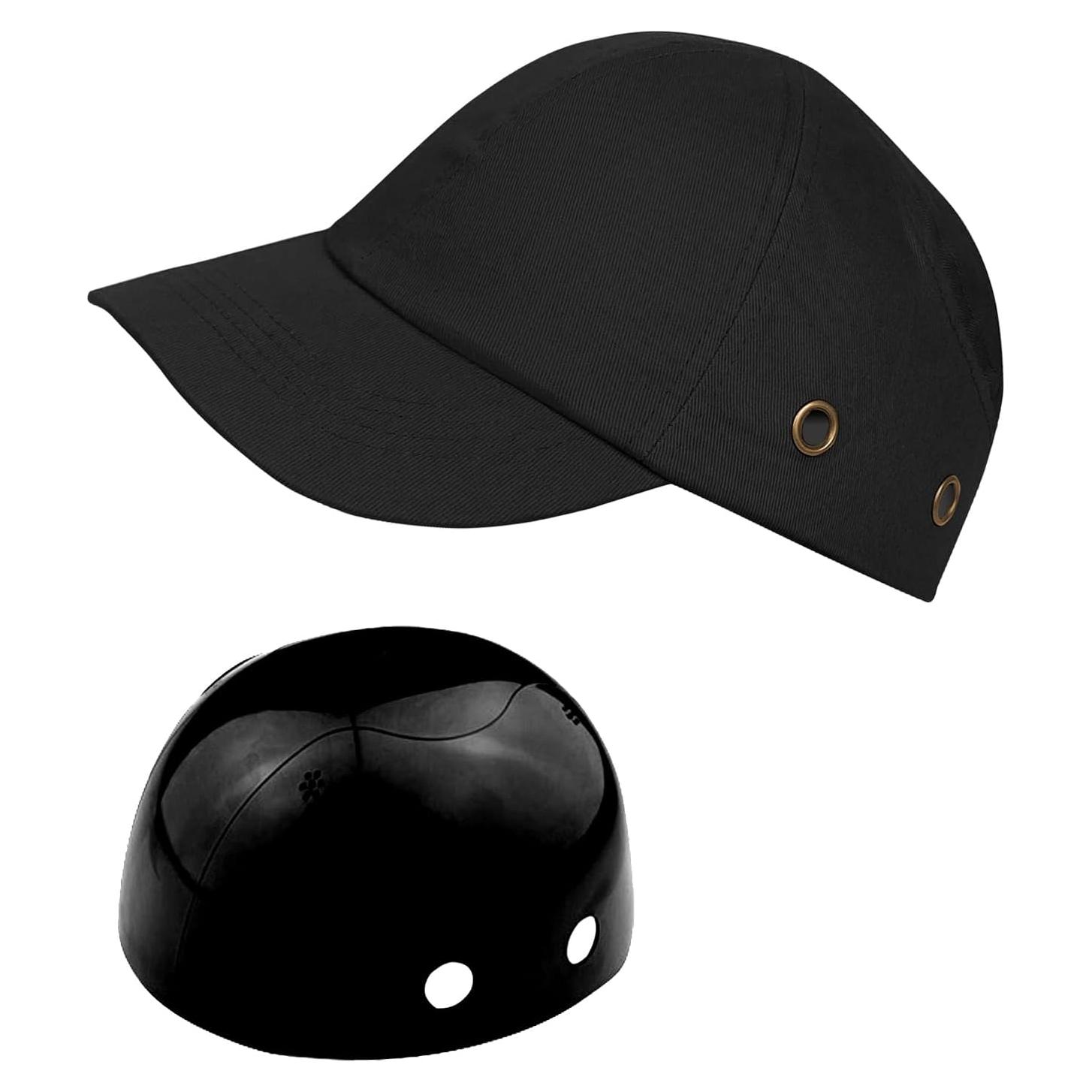 Gorra de Seguridad UBASIC A8588 Negra Transpirable