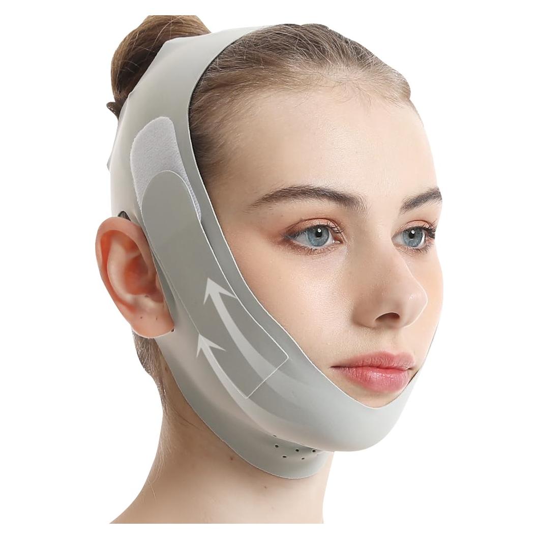 Mascarilla de Elevación V Fovcos Grande Verde - Reutilizable