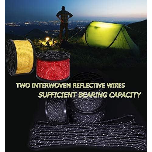 Cuerda Reflectante de Nylon HIKEMAN 50m 3mm Verde Militar