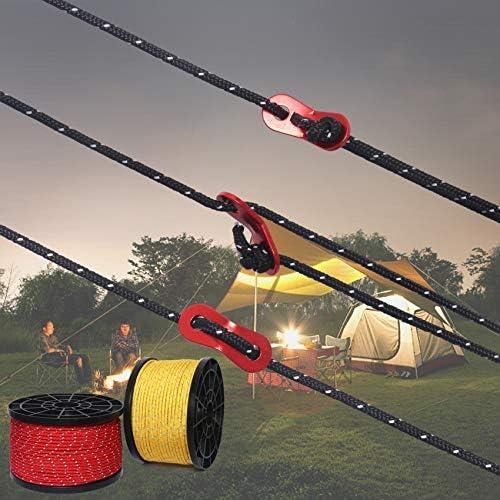 Cuerda Reflectante de Nylon HIKEMAN 50m 3mm Verde Militar