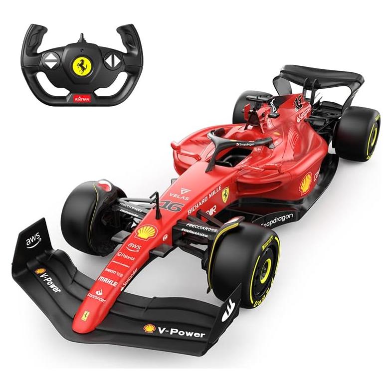 Coche RC Rastar F1-75 Ferrari 1:12 Control Remoto 8 km/h