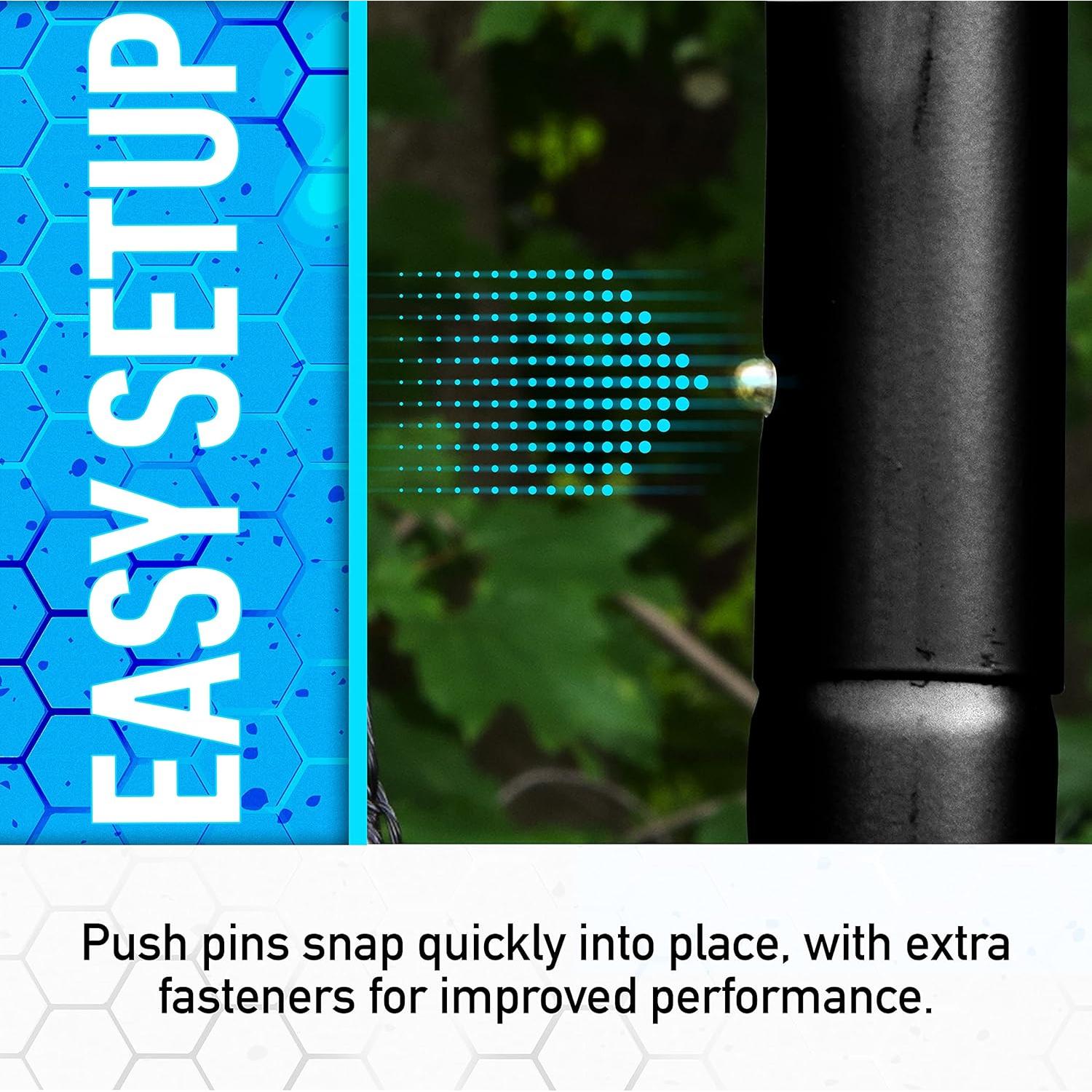 Rebotador de Fútbol Franklin Sports 3,66m x 1,83m - Negro