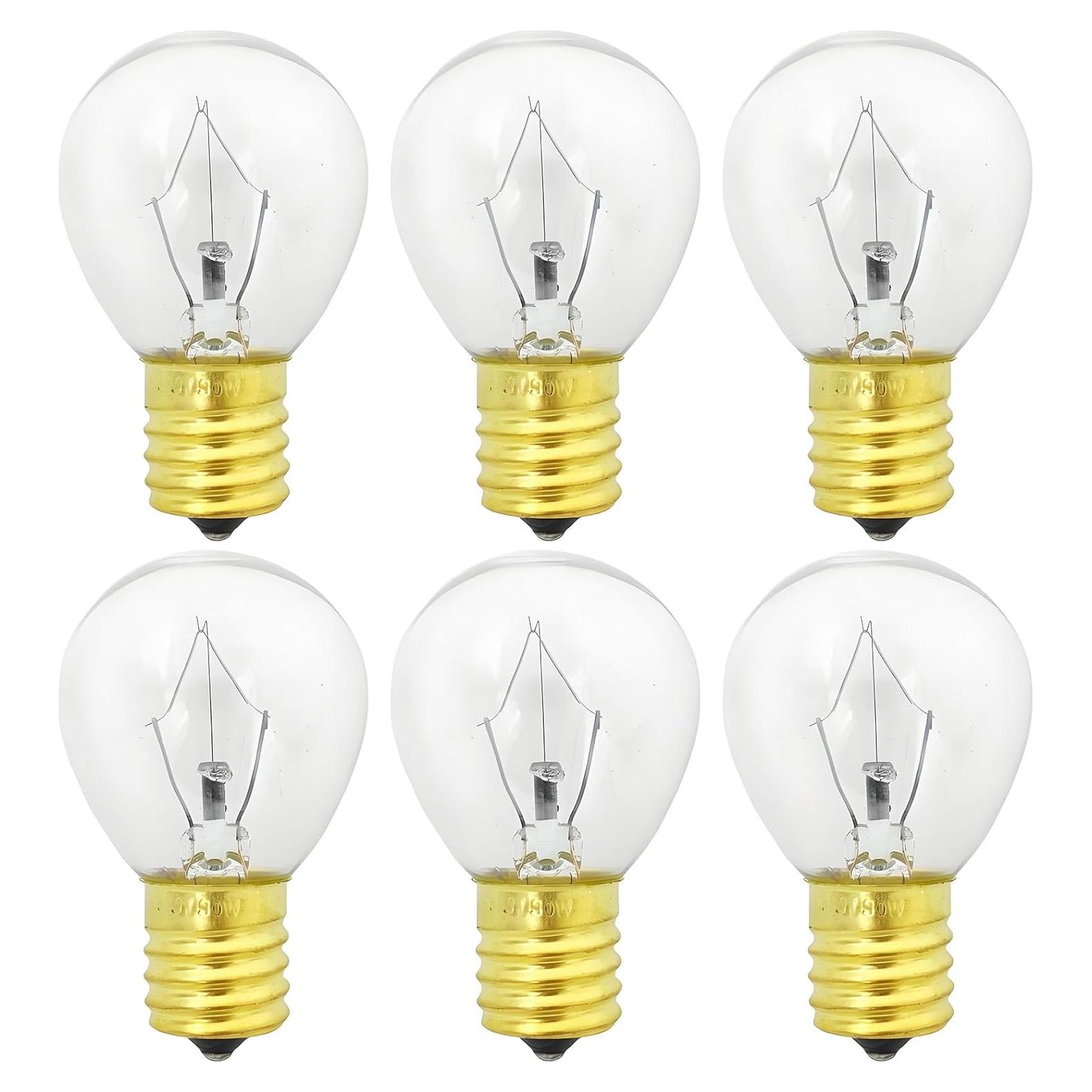 Bombilla de Lava 30W S35 E17 Regulable 2700K 6 Pack