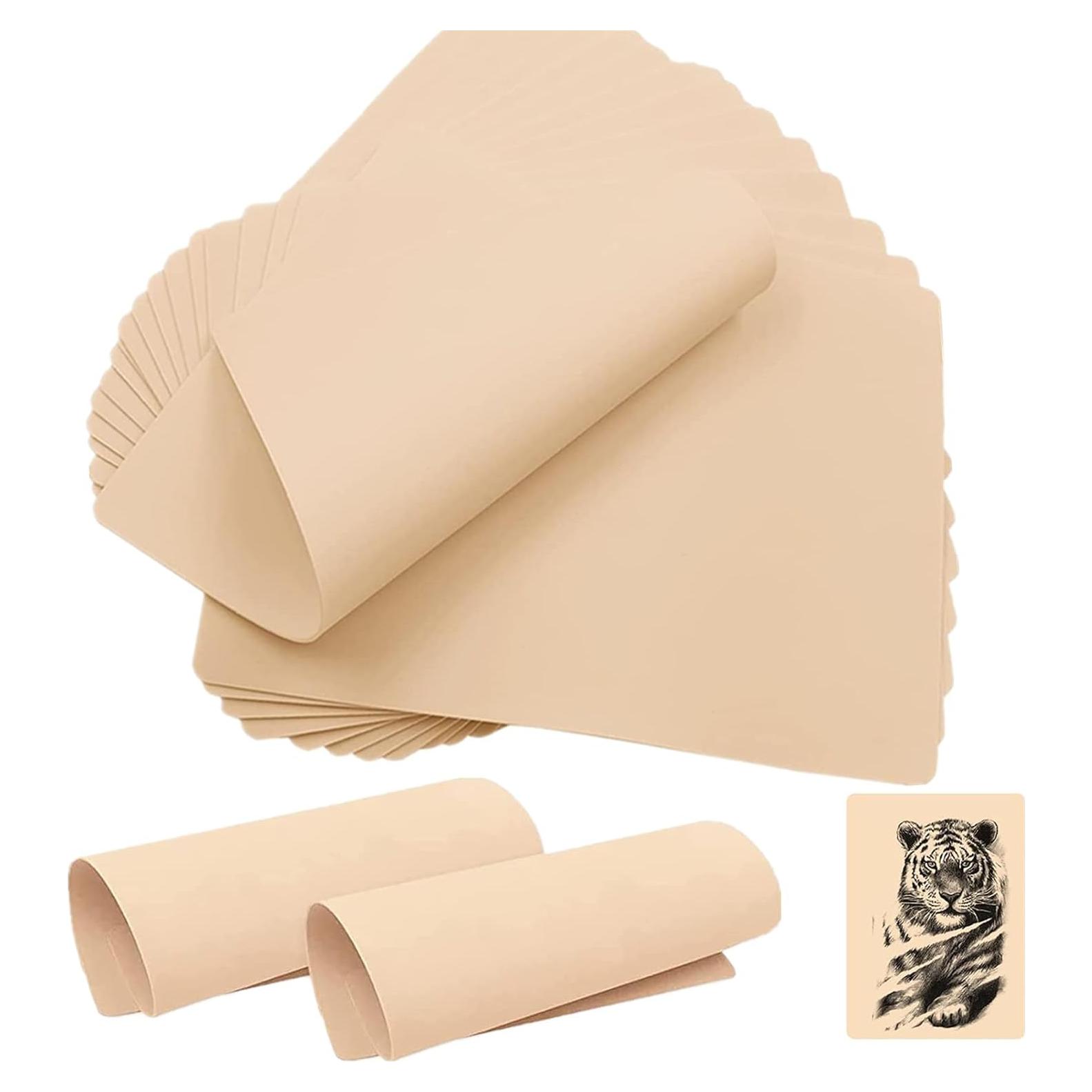 Piel Falsa para Tatuaje Yuelong 10 Piezas Doble Cara 18.8x14.2cm