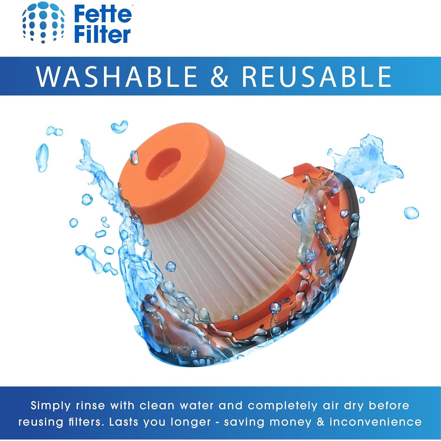 Juego de Filtros de Vacío Fette Filter para BLACK+DECKER 20V