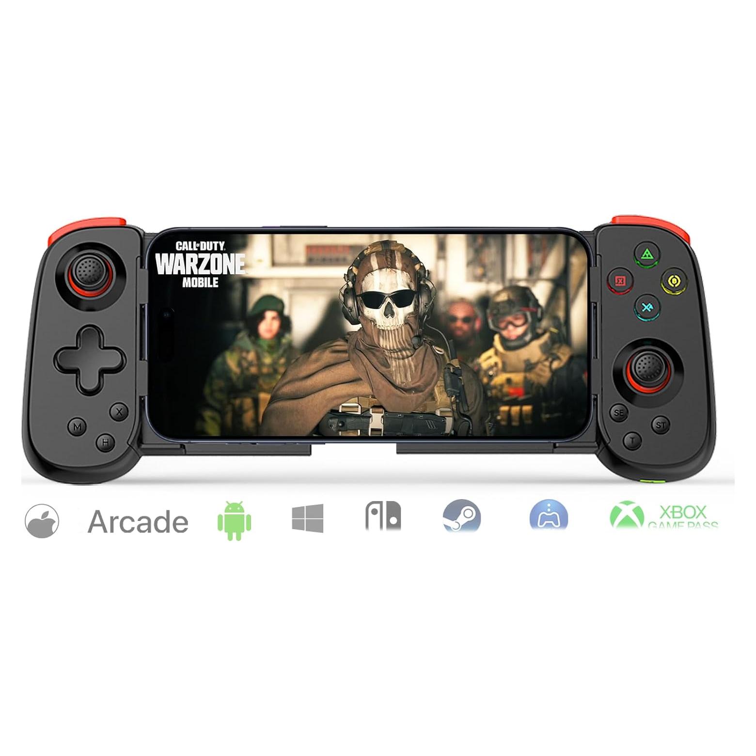 Controlador de Juego Móvil arVin para iPhone y Android - Gamepad Inalámbrico