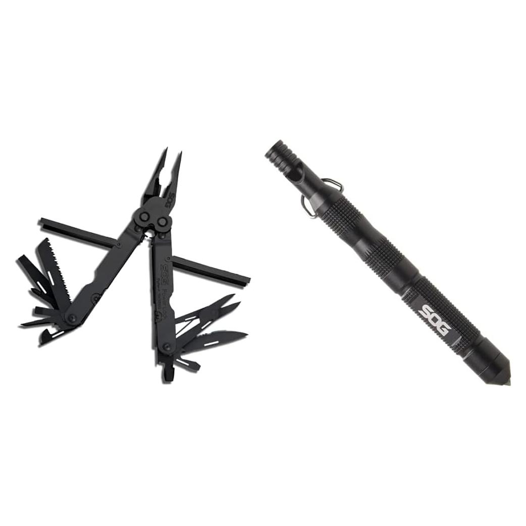 Multi-Herramienta SOG PowerLock EOD + Flint Supervivencia