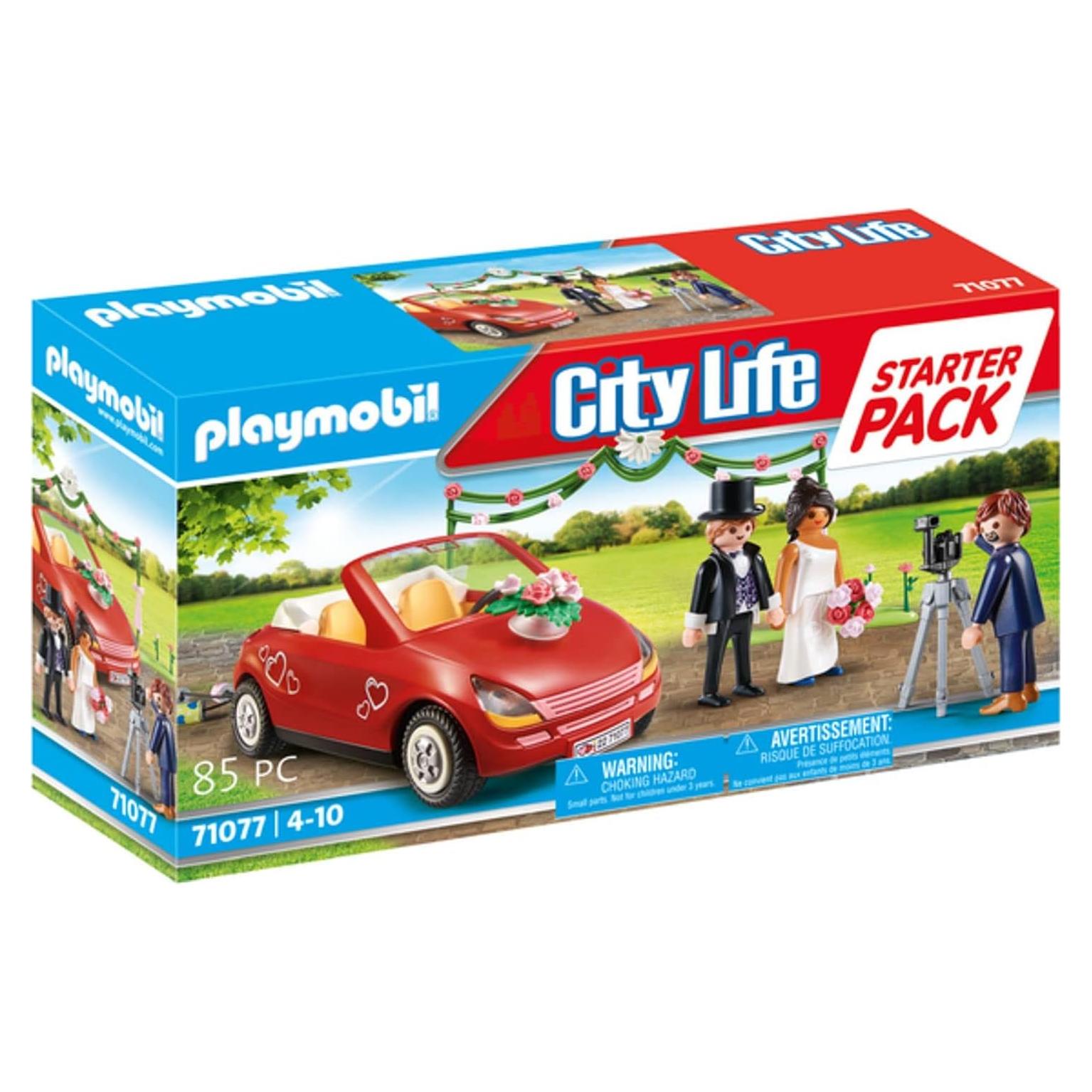 Paquete de Boda PLAYMOBIL 71077 con Figuras y Coche