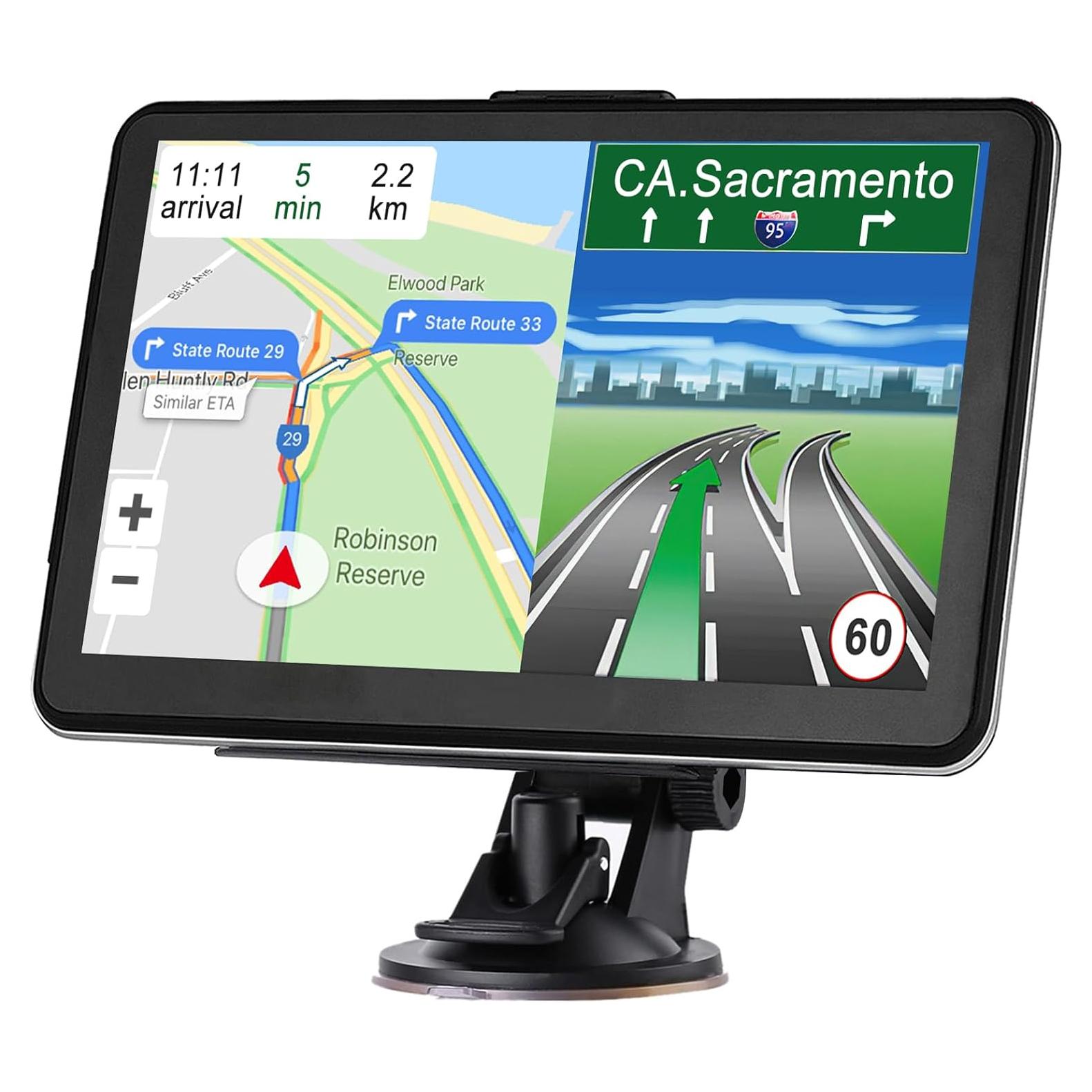 Navegador GPS Aonerex 7" para Coche con Mapas Gratis