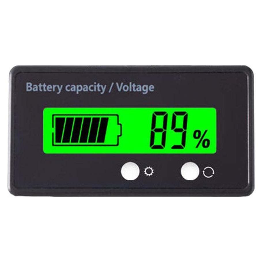 Medidor de Voltaje 12V-84V Teseas con Pantalla LCD Verde