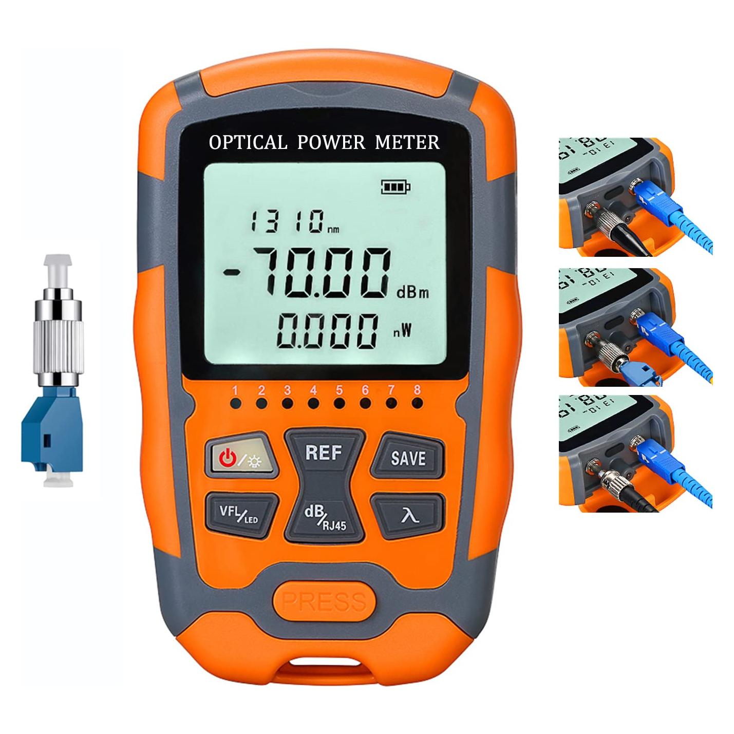 Probador de Fibra Óptica Zeowey 4 en 1 con Localizador 30Km