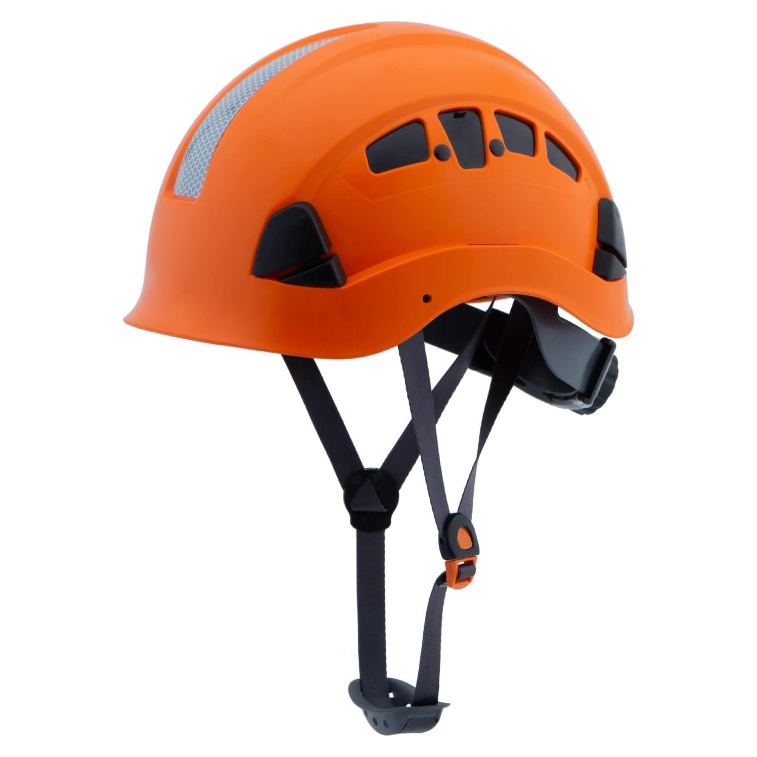 Casco de Seguridad UNINOVA OSHA Naranja Ajustable 6 Puntos