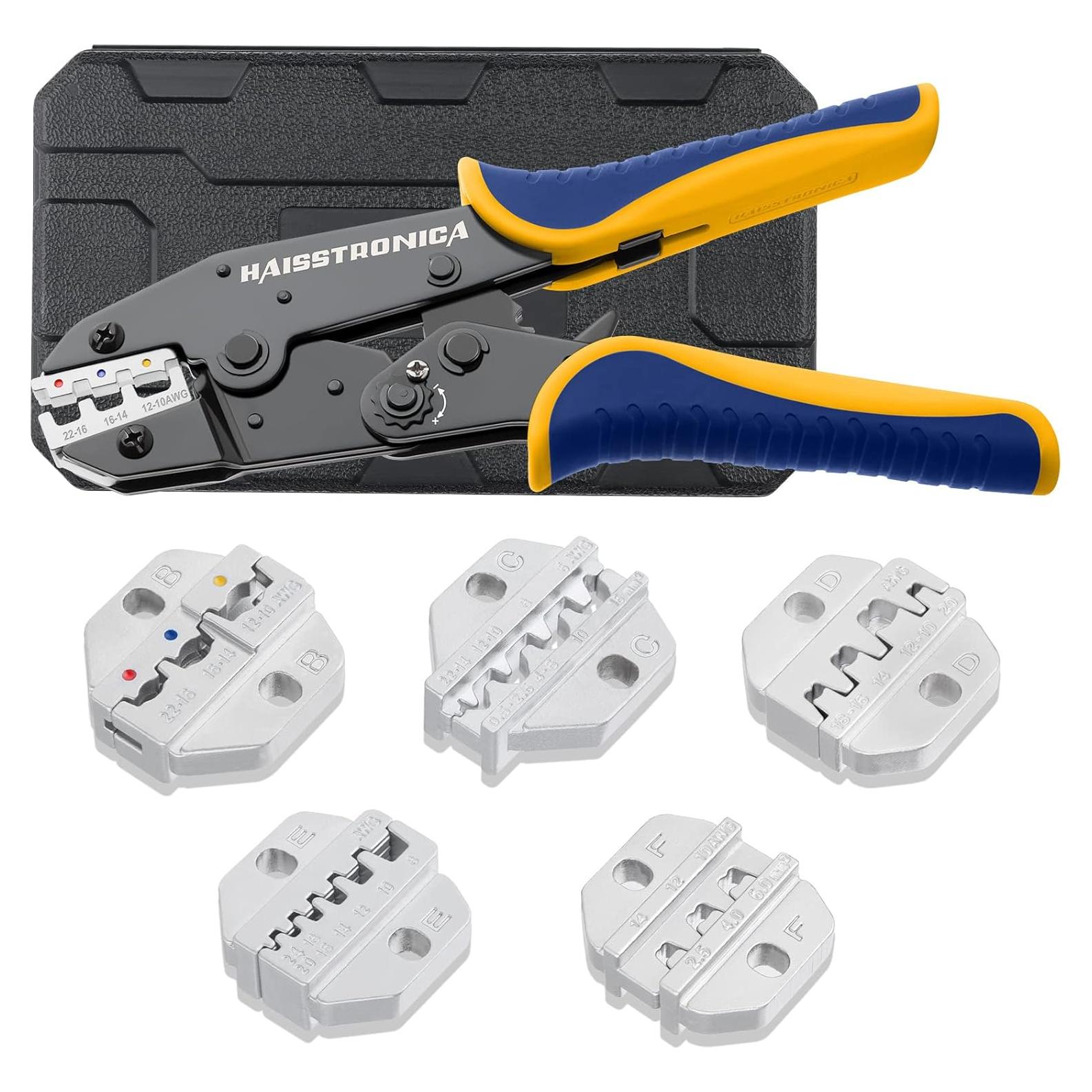 Juego de Herramientas de Crimpado 6PCS haisstronica - Ergonómico