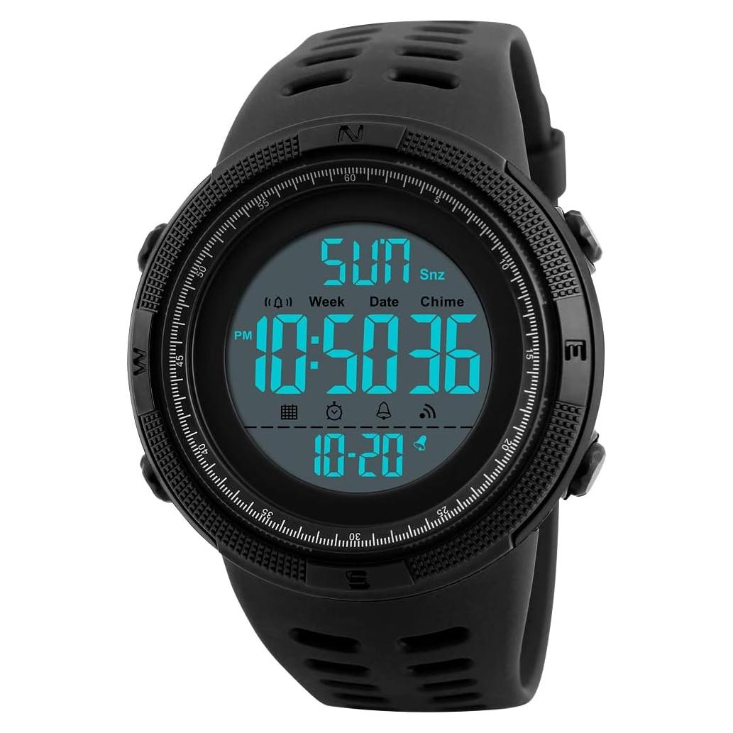Reloj Digital Deportivo CakCity Unisex 49mm Impermeable