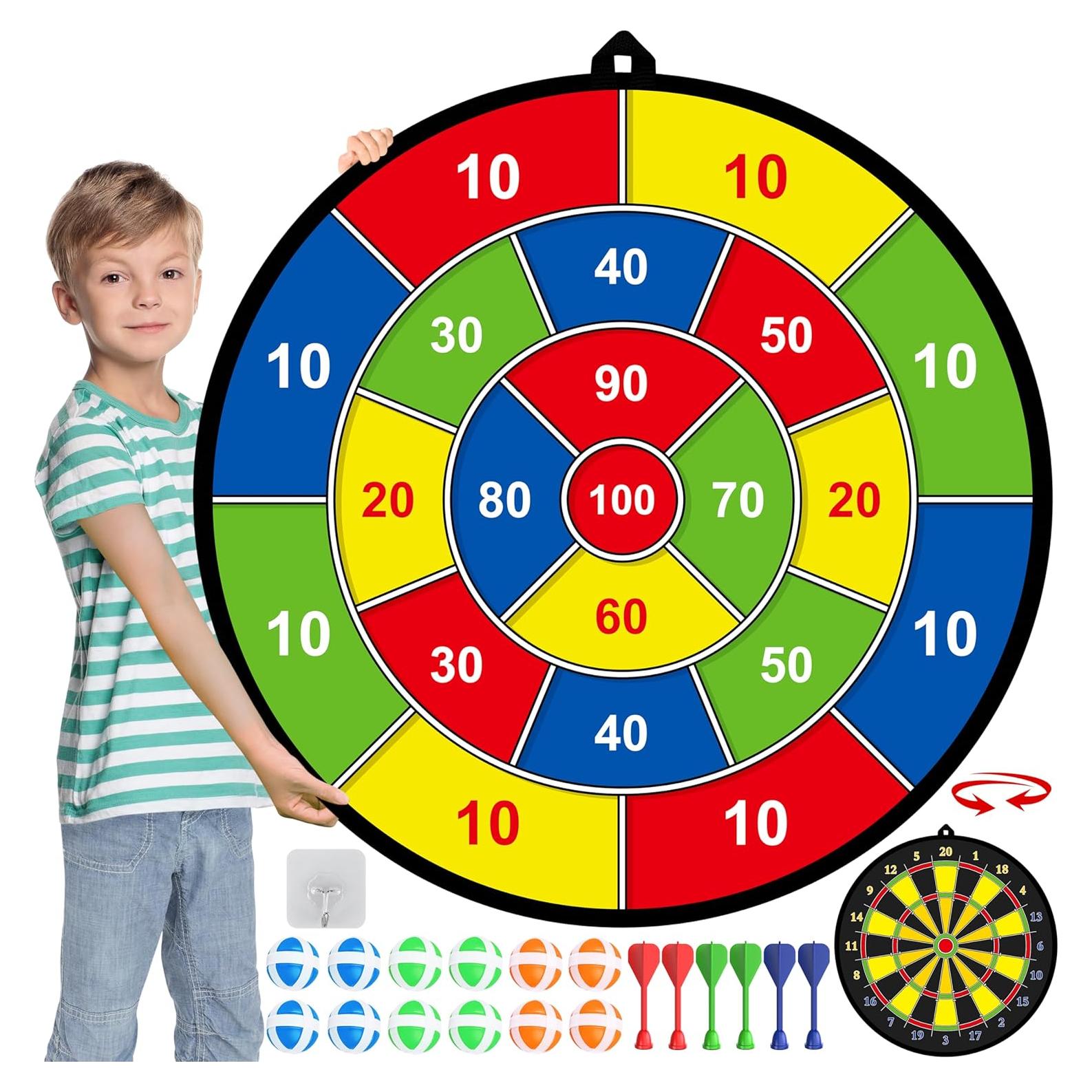 Tablero de Dardos Grande MINIFUN Doble Cara 73.66 cm