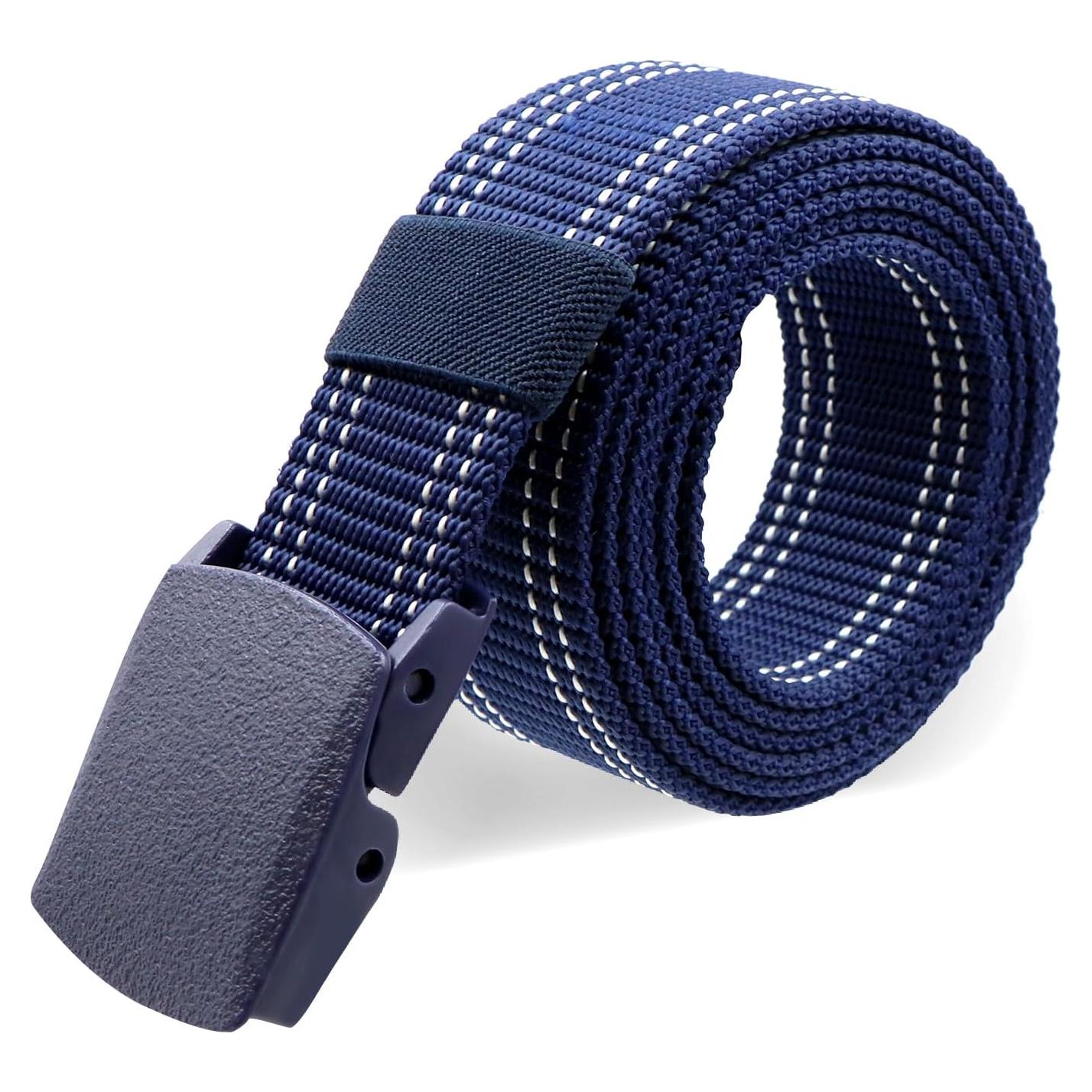 Cinturón Táctico Militar Nylon Ajustable 150 cm Azul
