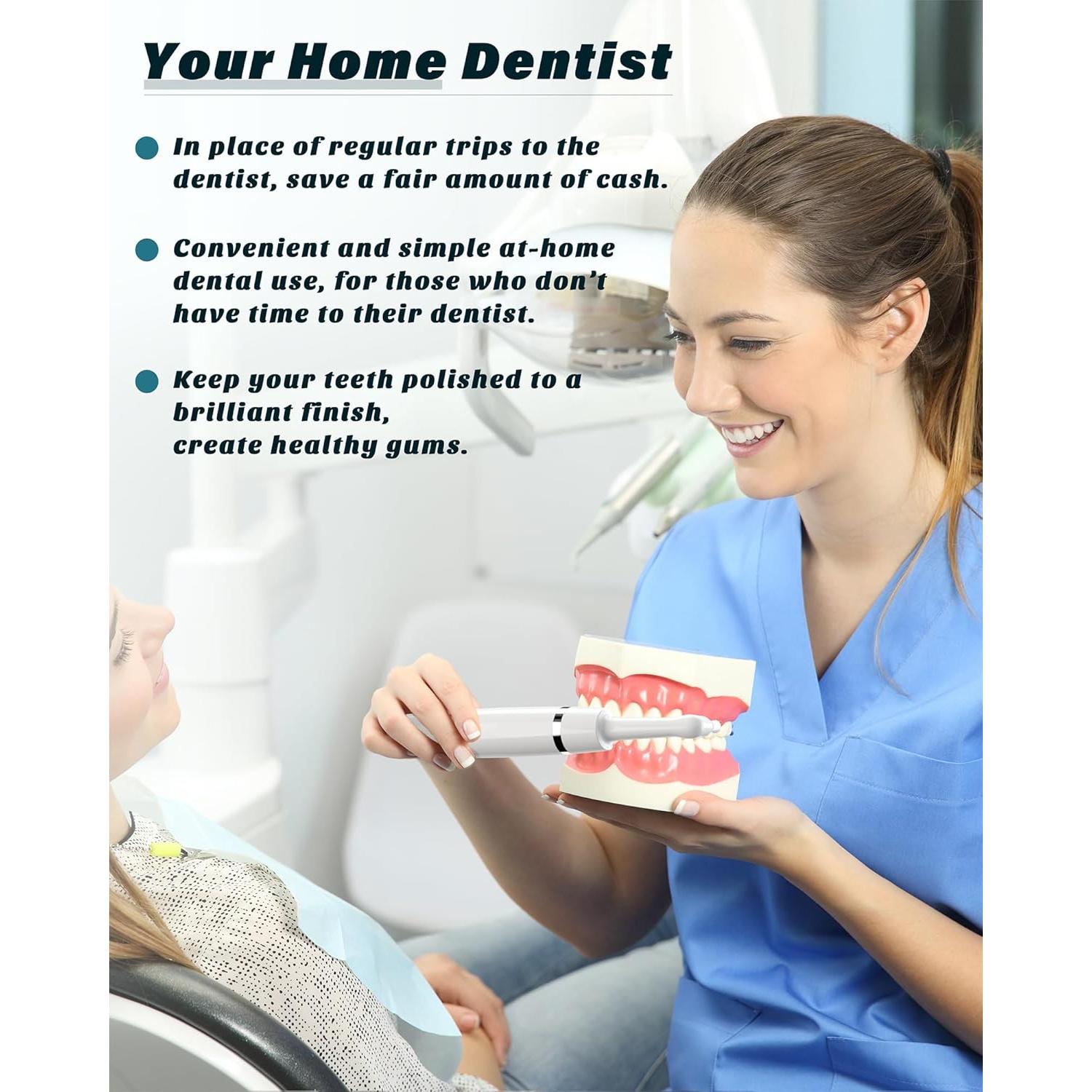 Pulidor Dental Eléctrico Zahnheld WD-JY-A02 con 5 Cabezas