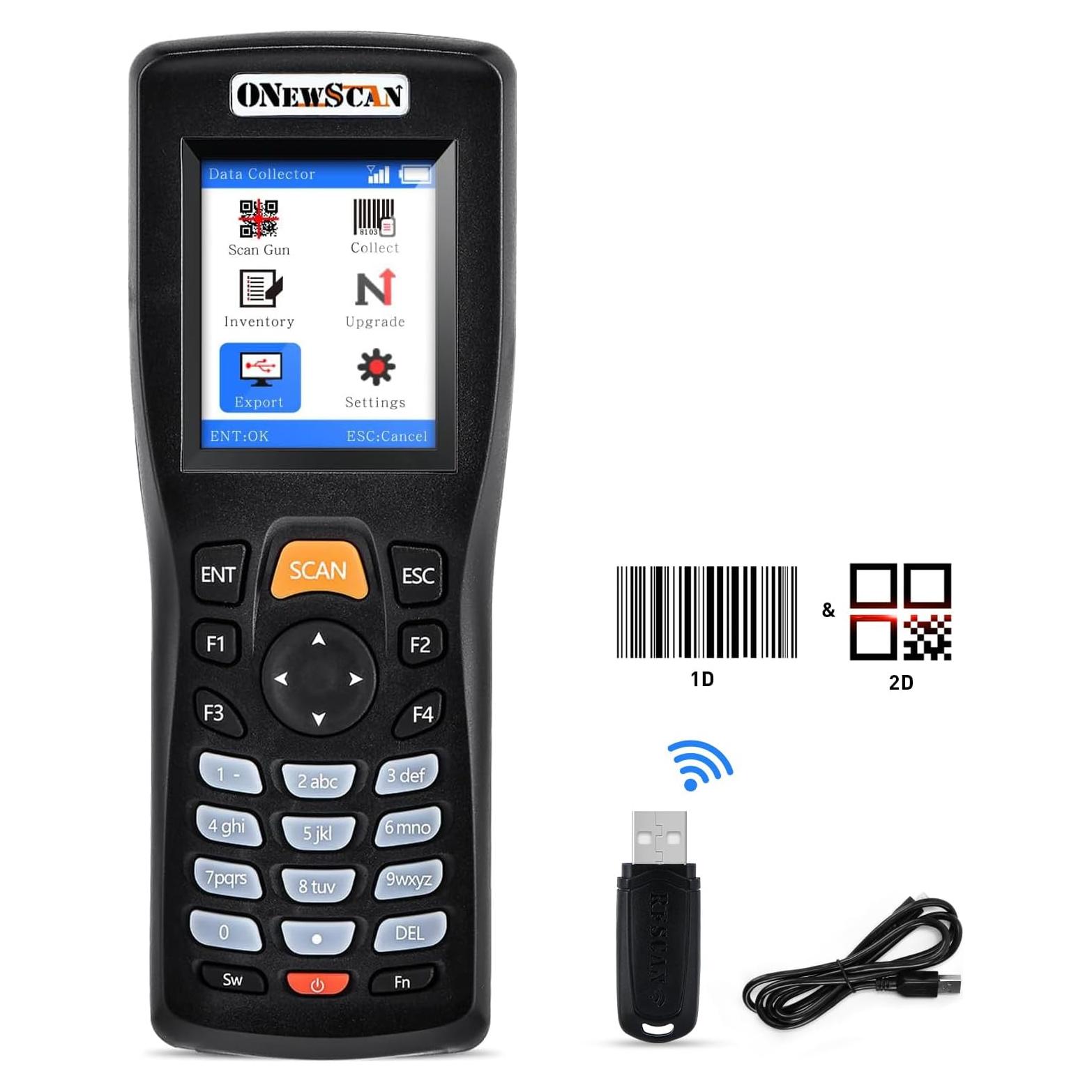 Escáner de Código de Barras Inalámbrico Onewscan 2D Portátil