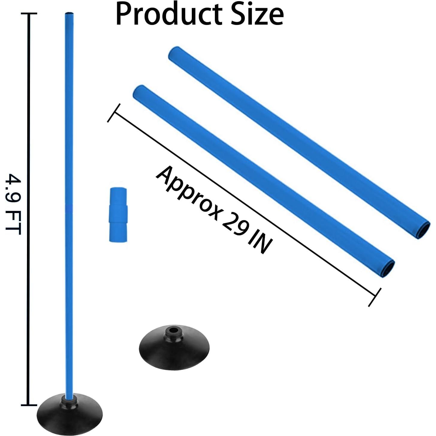 Postes de Agilidad para Fútbol ASENVER 1.49m 12 Pcs