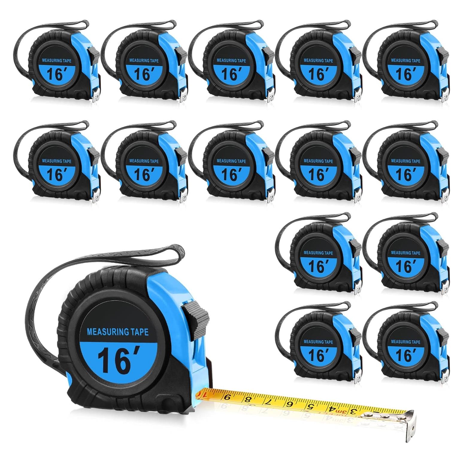 Cinta Métrica 15 Piezas Yunsailing 5 m Auto Bloqueo Azul