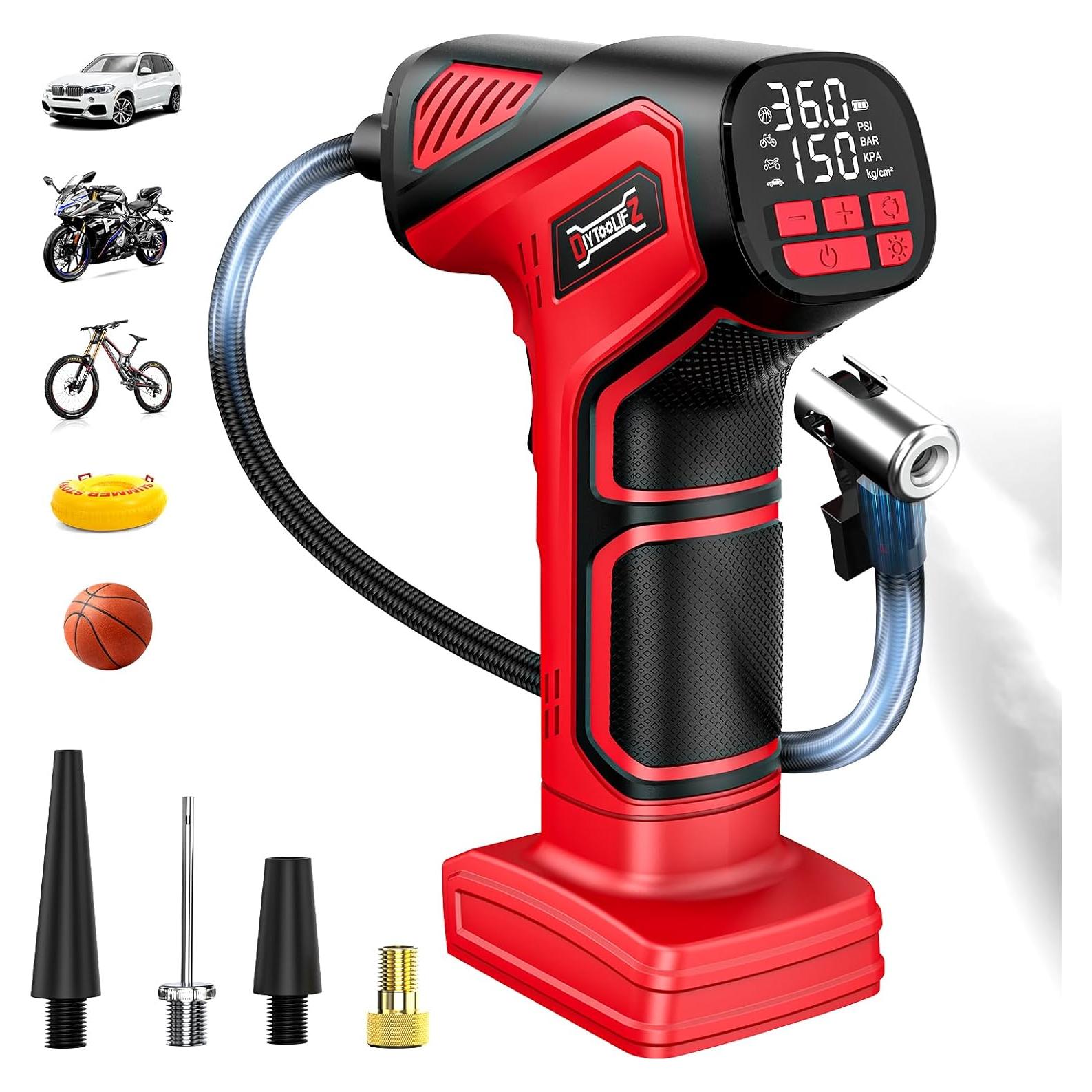 Compresor de Aire Portátil DIYtoolifz 150 PSI Inalámbrico