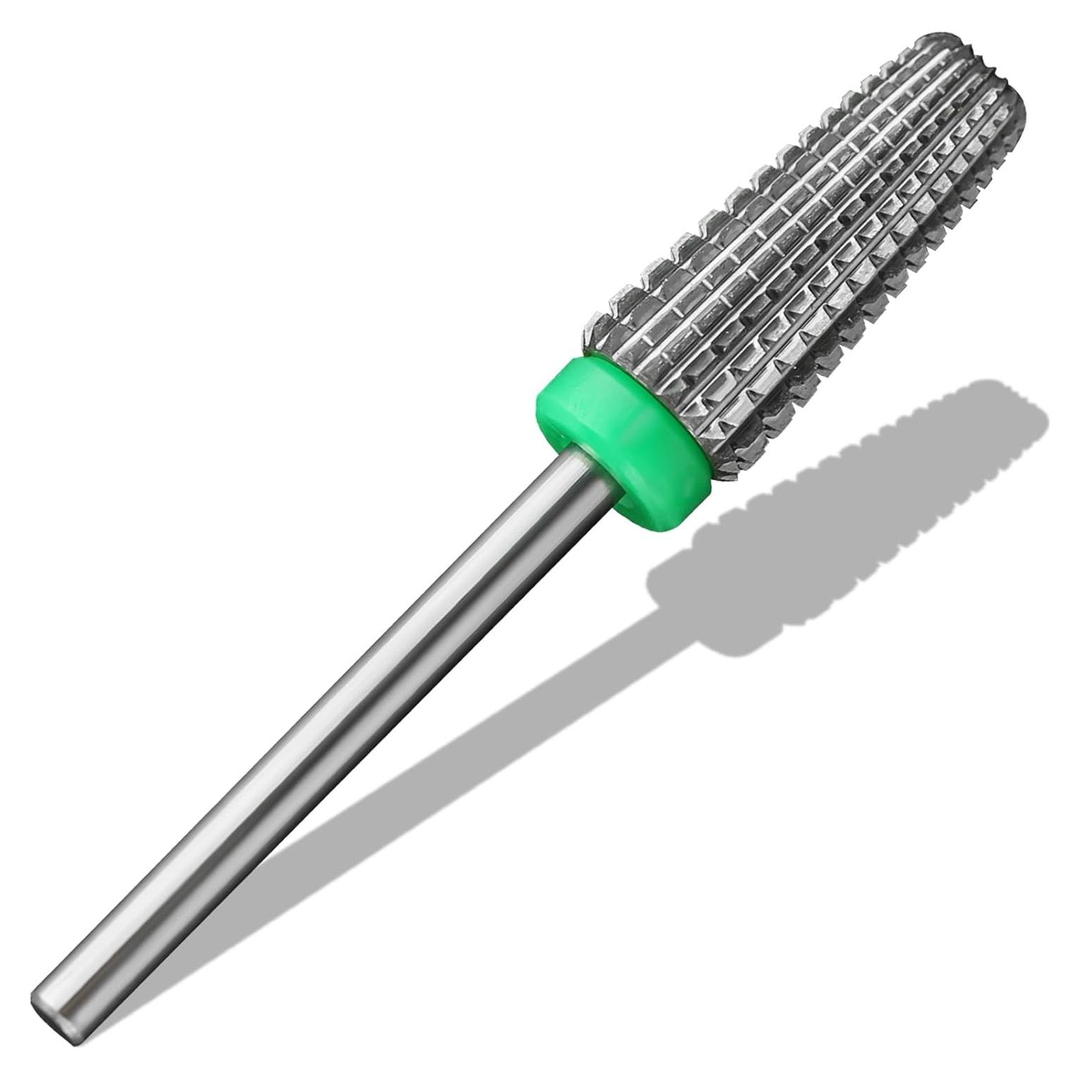 Brocas para Uñas 5 en 1 Carburo Tungsteno Grueso Plata