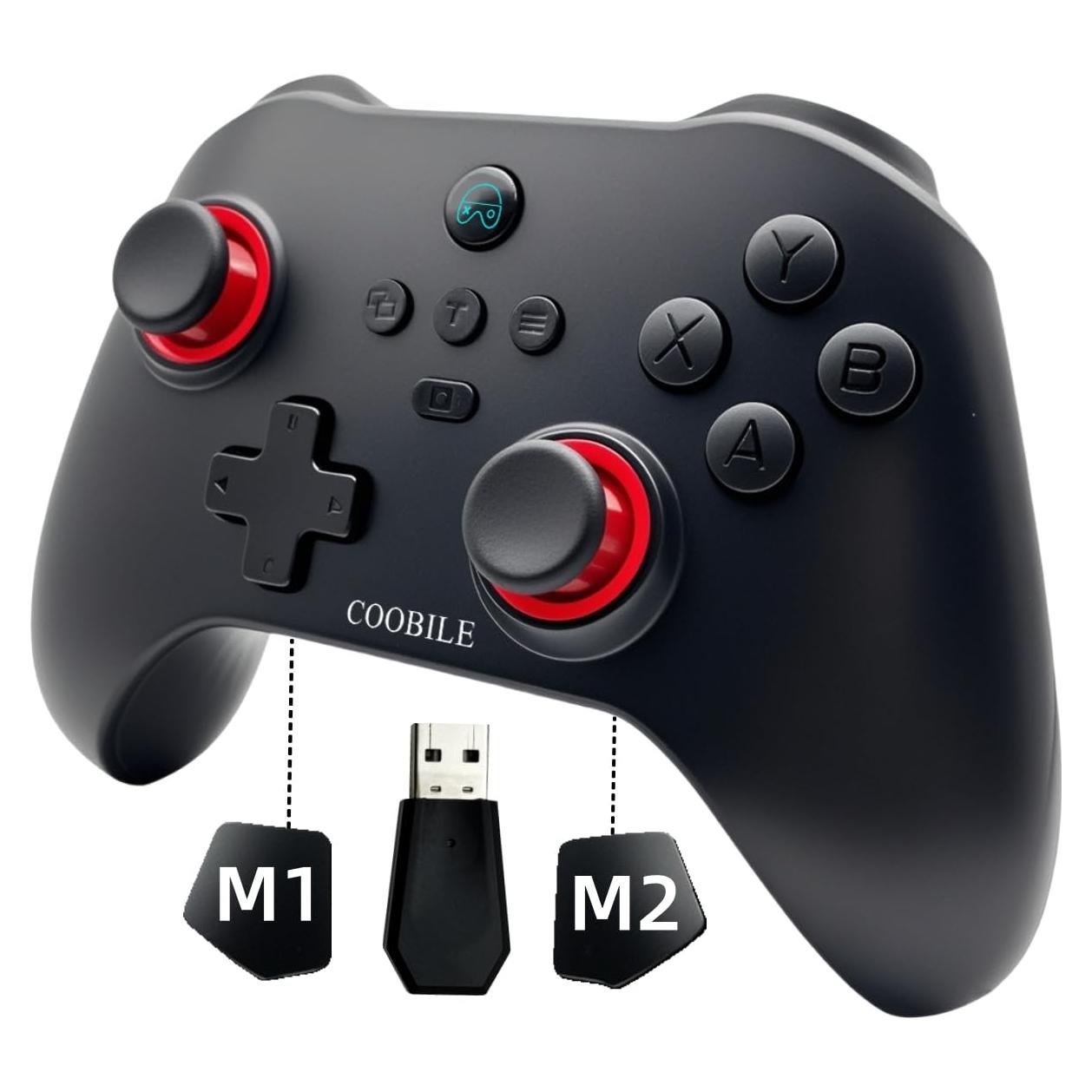 Controlador Inalámbrico COOBILE Gamepad Bluetooth Negro