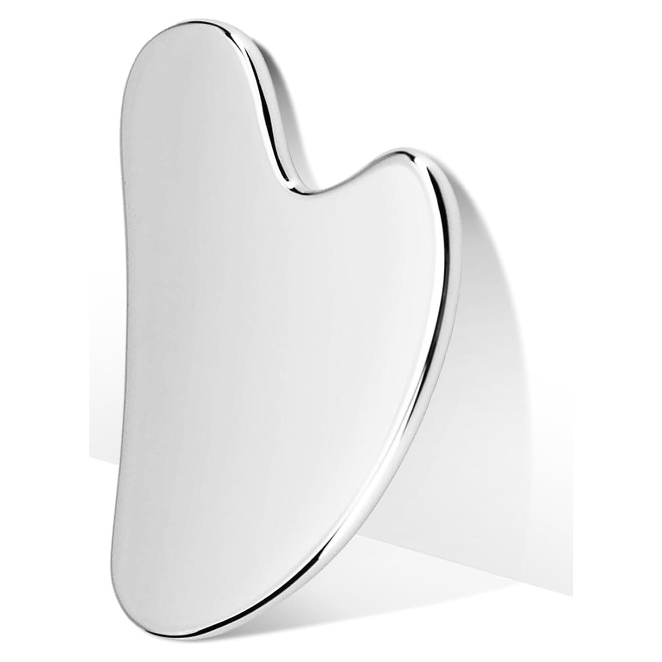 Gua Sha de Acero Inoxidable CUTELIILI - Masaje Facial y Corporal