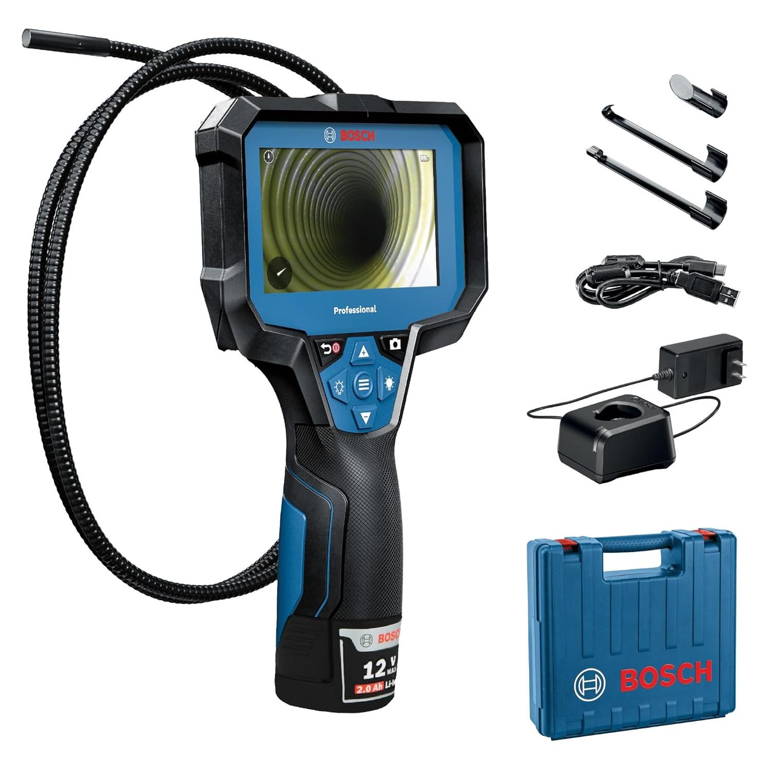 Cámara de Inspección Bosch GIC4-23C 1.5m con Luz LED