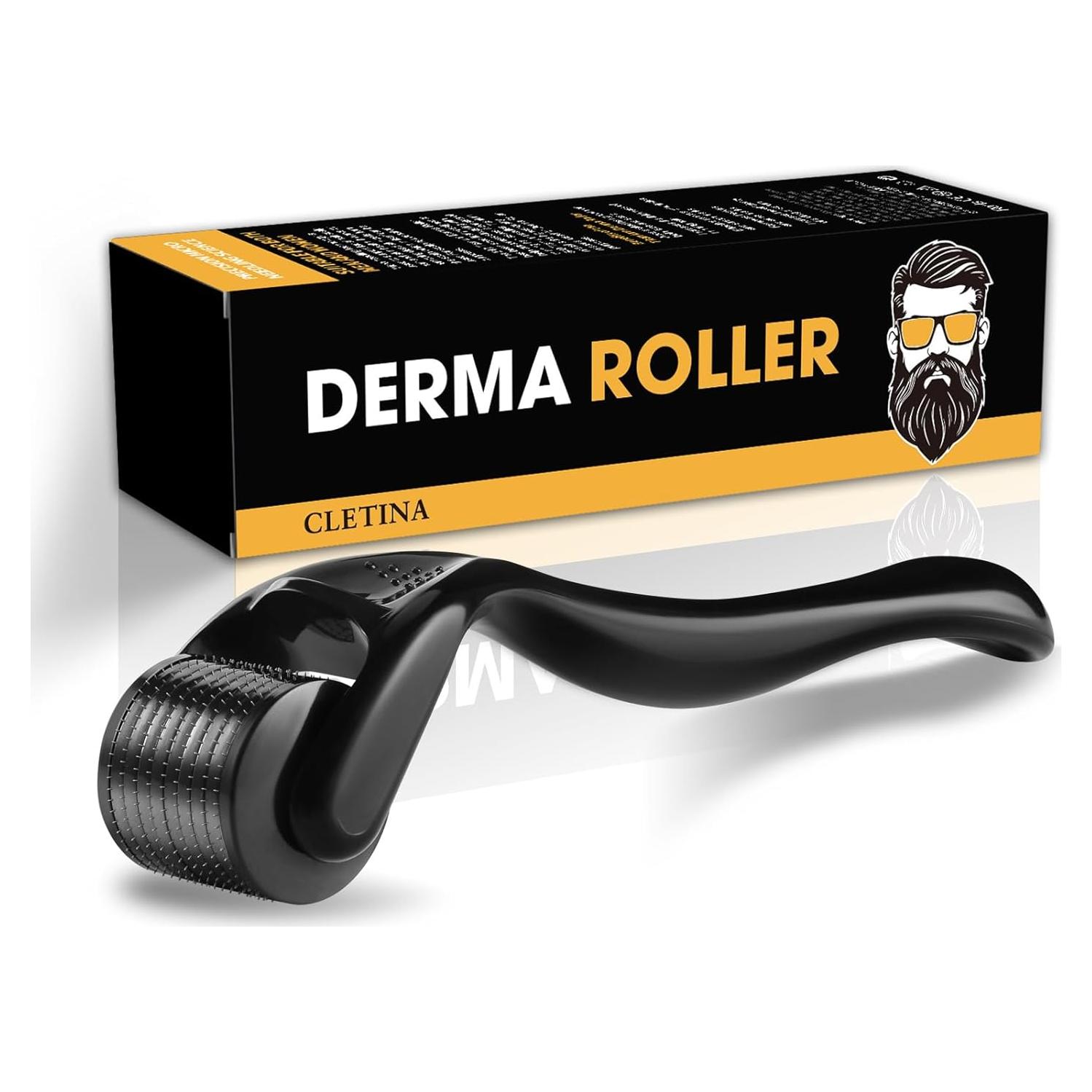 Rodillo Derma de Titanio 540 CLETINA 0.25mm para Cuidado Facial