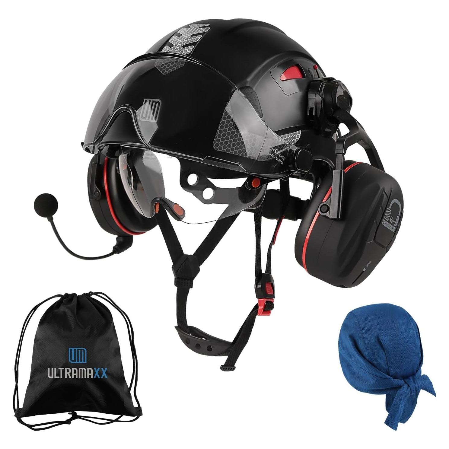 Casco de Seguridad UM ULTRAMAXX con Bluetooth y Visera