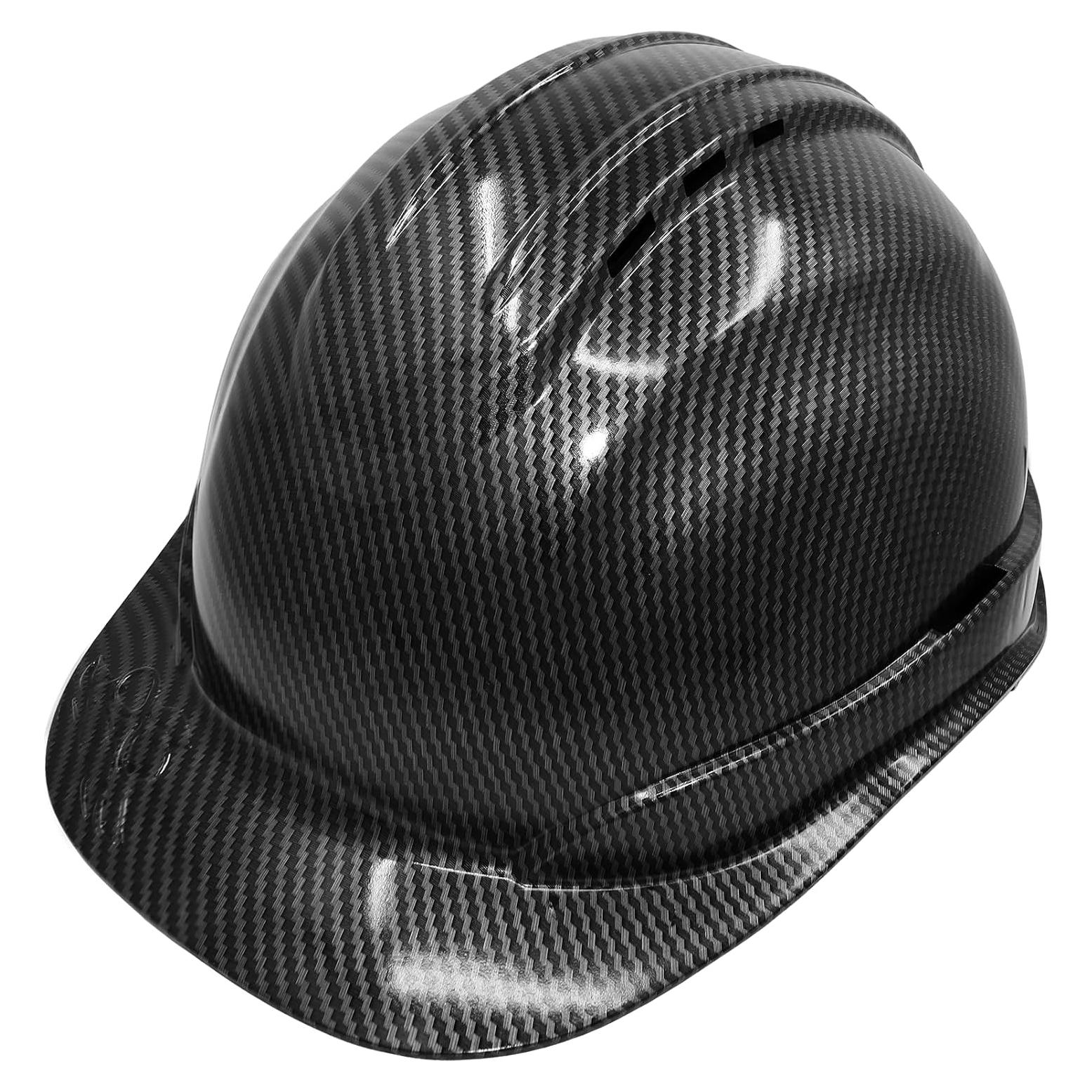Casco de Seguridad Bullhead Ventilado Grafito Negro 6 Puntos