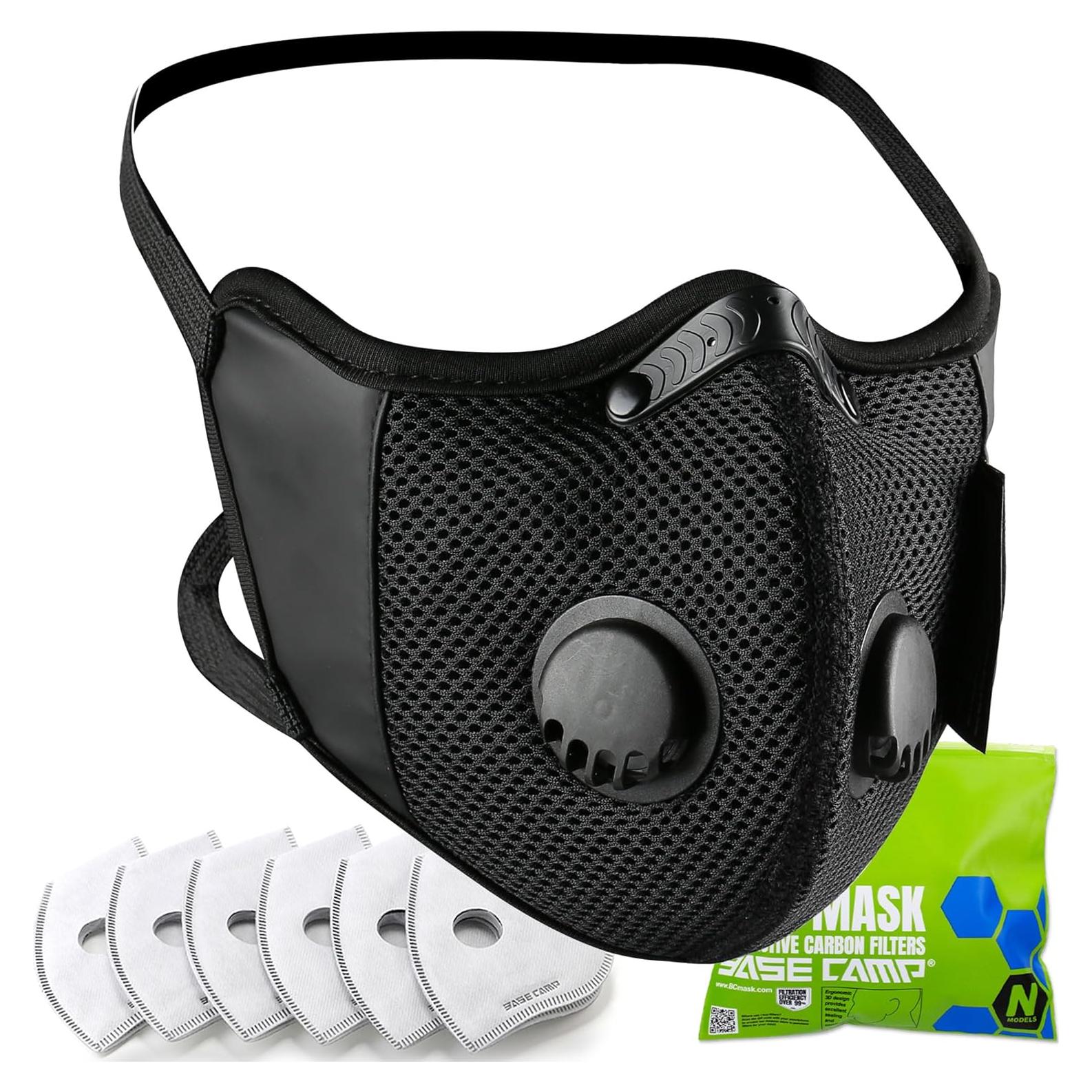 Máscara de Polvo BASE CAMP M Reutilizable con 6 Filtros