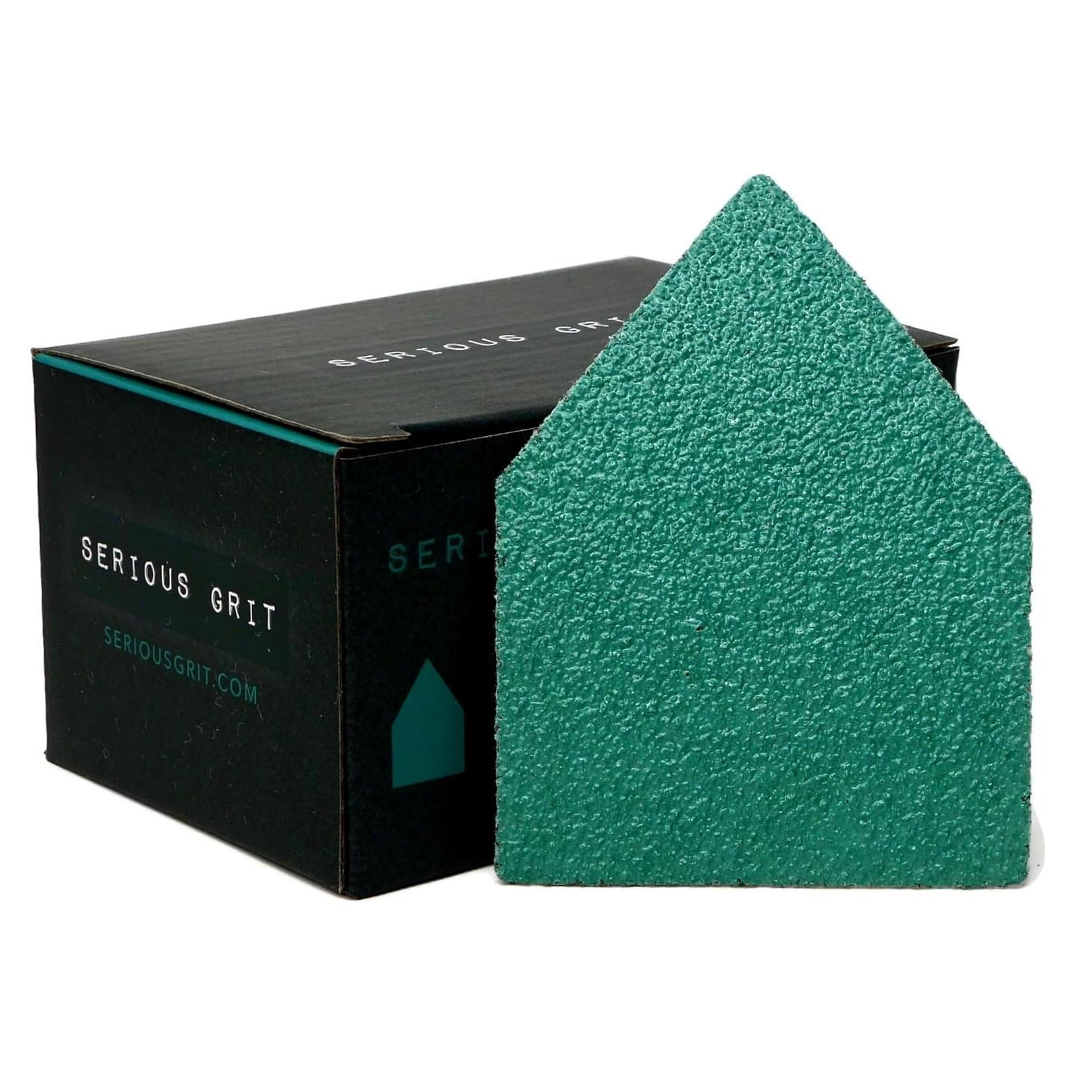 Hojas de Lijado Triangulares Serious Grit 40 Granos 90x65mm