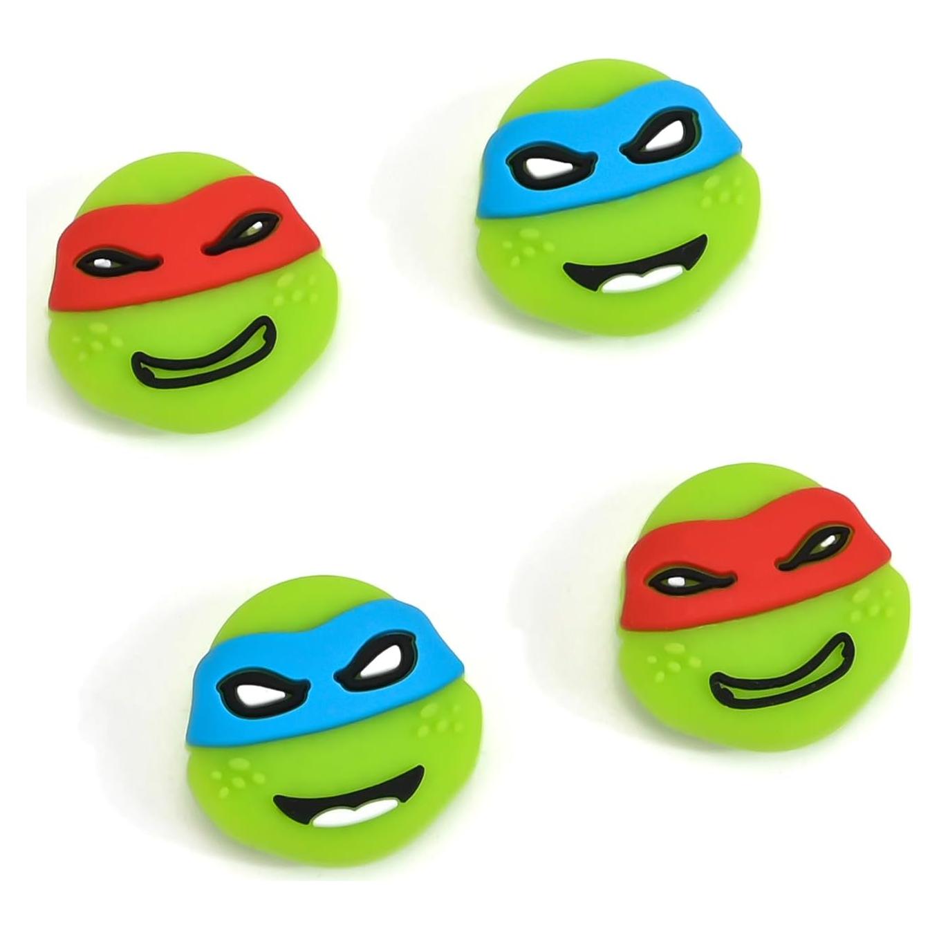 Tapas de agarre DLseego para Nintendo Switch - 4PCS Silicona Tortugas Verdes