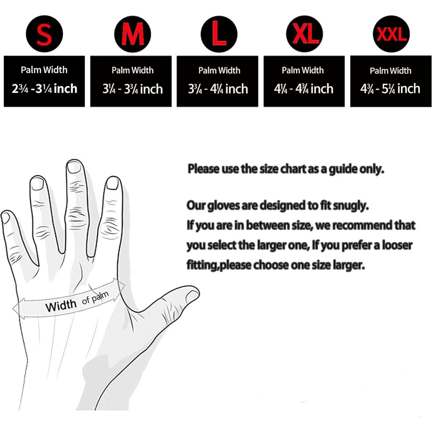 Guantes de Trabajo DULFINE PU Rojo 12 Pares Talla Grande