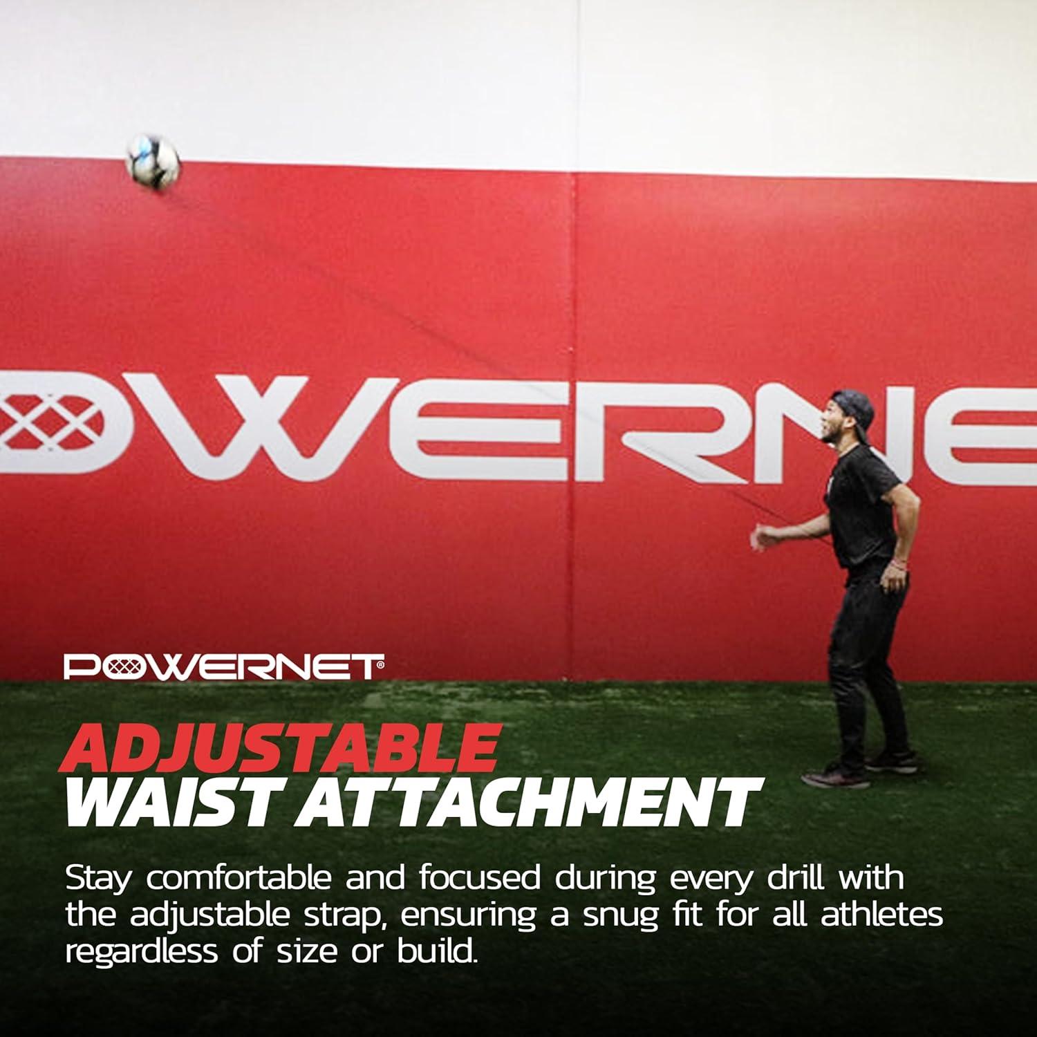 Entrenador de Fútbol PowerNet Ajustable para Balones 3-5