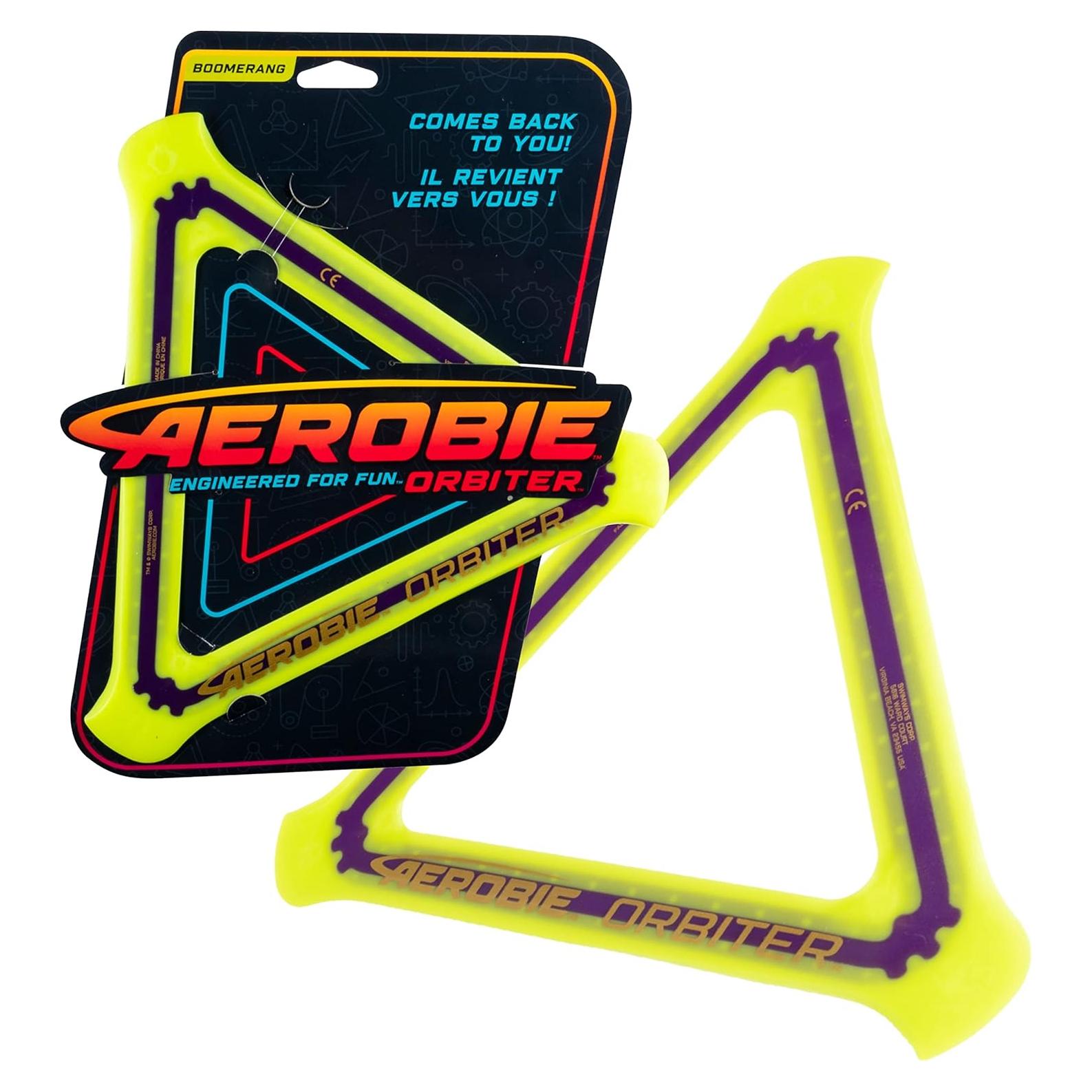 Boomerang Orbiter Aerobie 30C12, 29.21 cm, Colores Surtidos