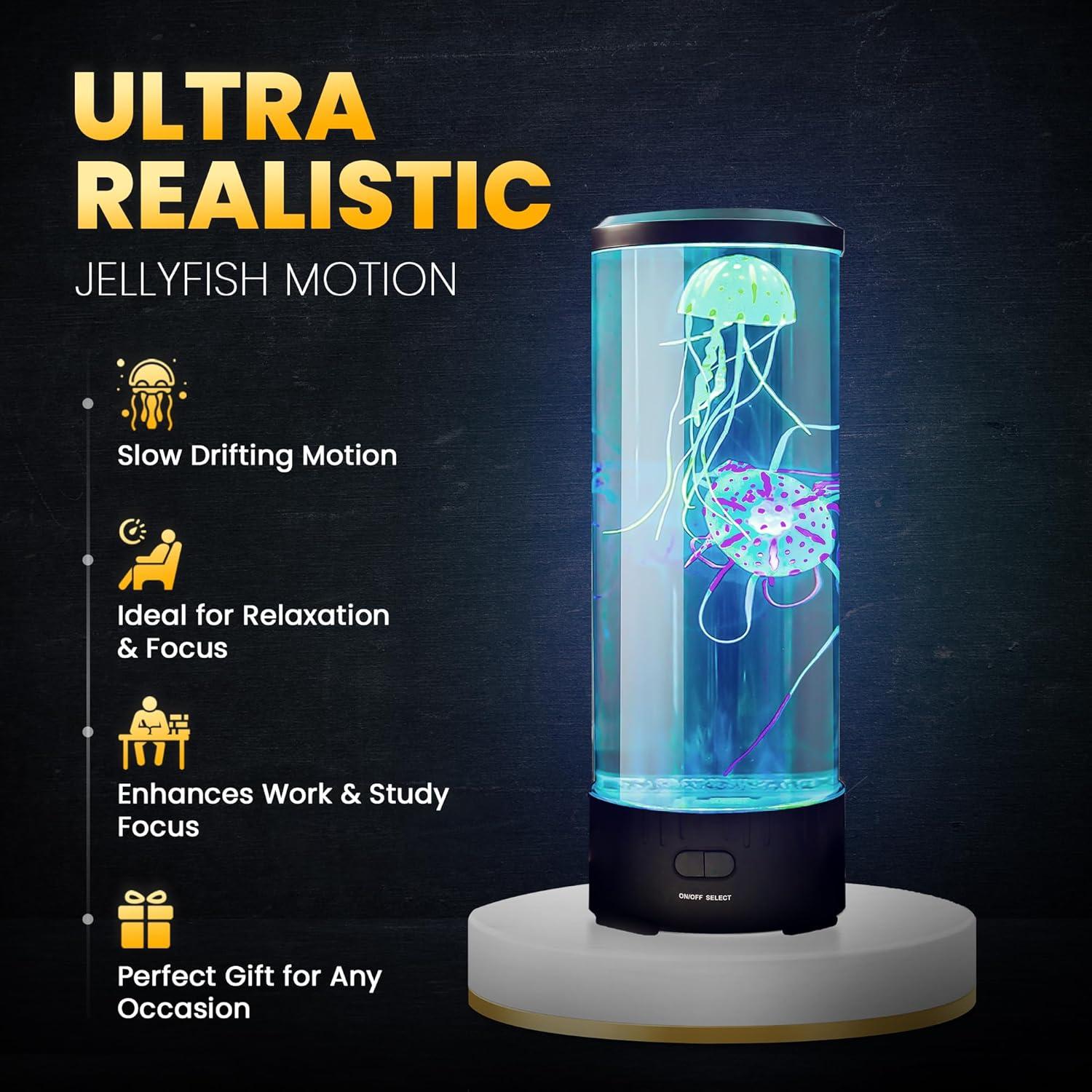 Lámpara Acuario de Medusas Brewish con Control Remoto LED