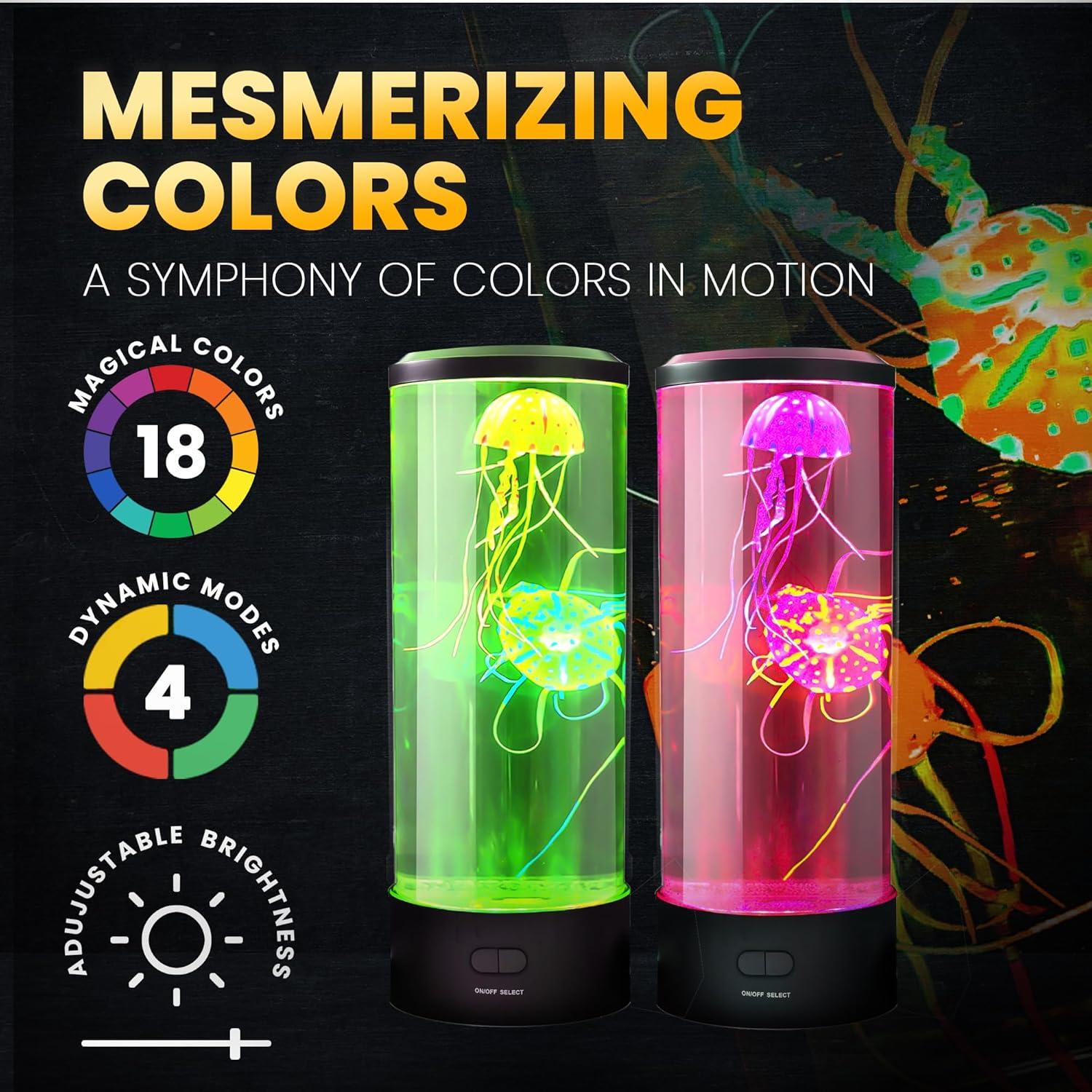 Lámpara Acuario de Medusas Brewish con Control Remoto LED