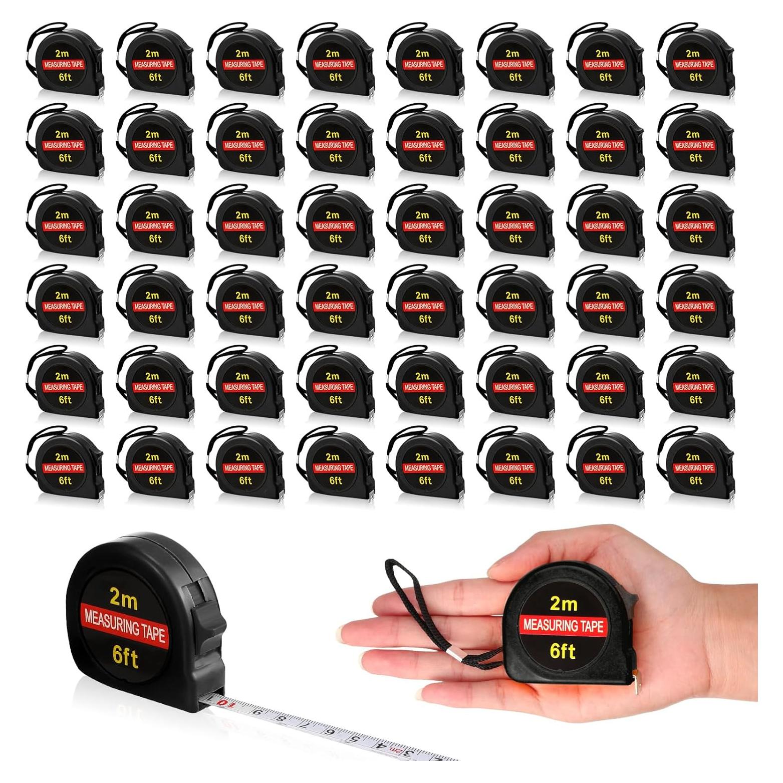 50 Cintas Métricas Retráctiles 2m Copkim - Regalos Prácticos