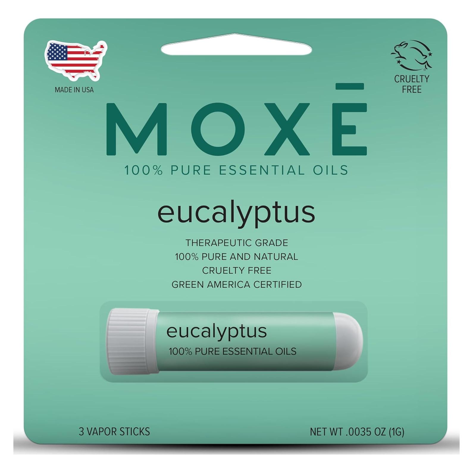 Inhalador de Aceite Esencial de Eucalipto MOXĒ - 1 Paquete