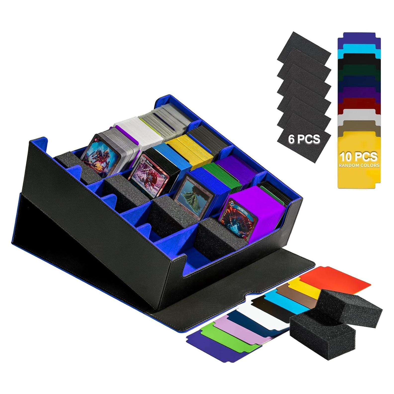 Caja de Almacenamiento de Cartas Trading ArtBoutiq 3200 - Negro/Azul