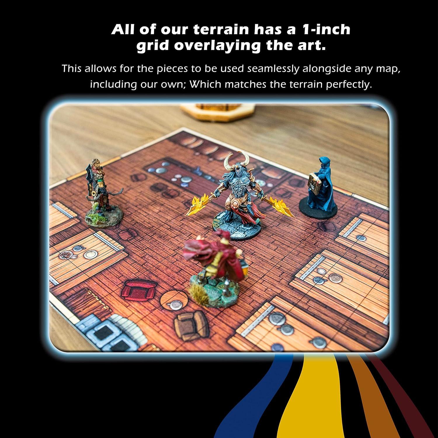 Dungeon Craft Tapete DND Brine Break 60x84 cm Laminado