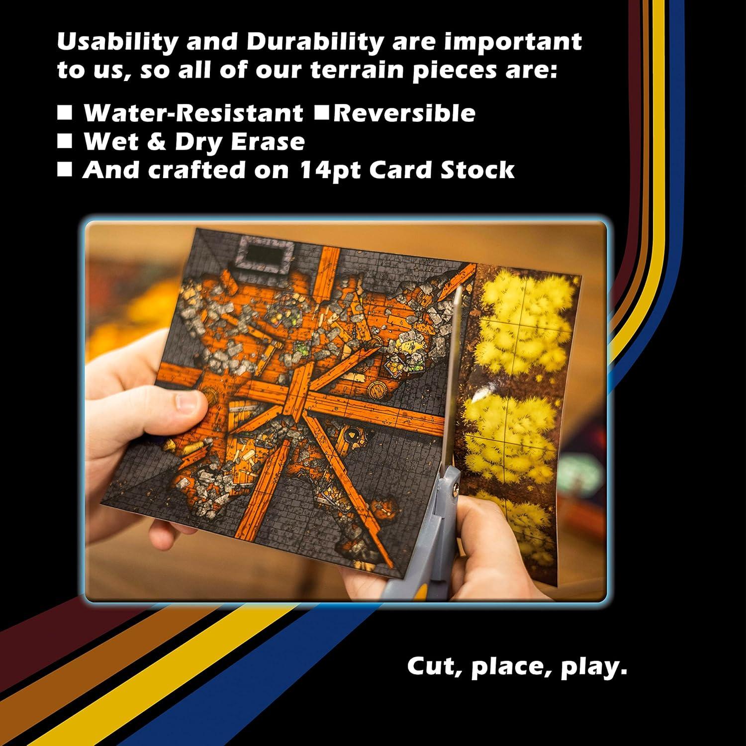 Dungeon Craft Tapete DND Brine Break 60x84 cm Laminado