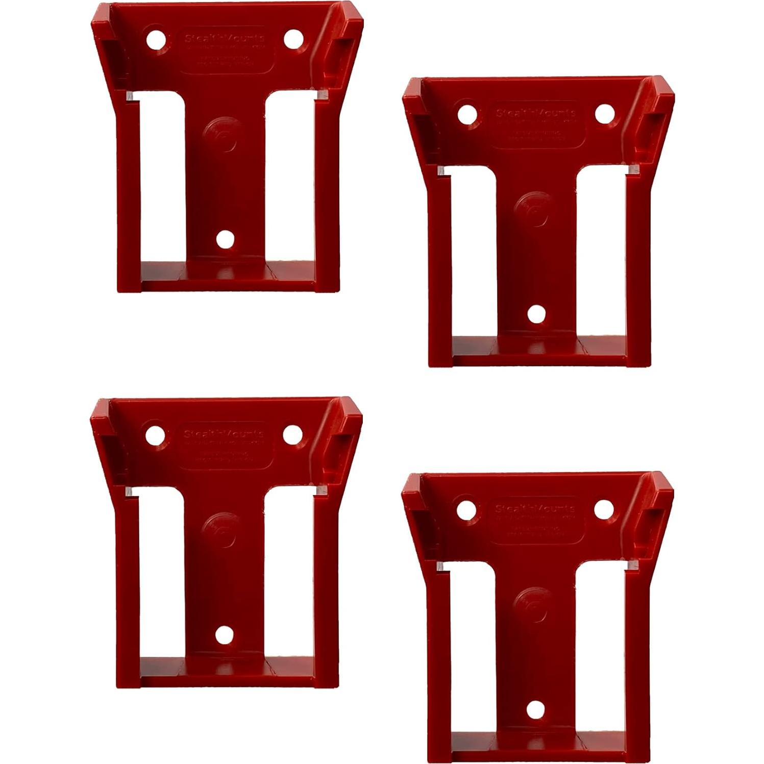 Soporte de Batería StealthMounts para Milwaukee M18 - 4 Paquete