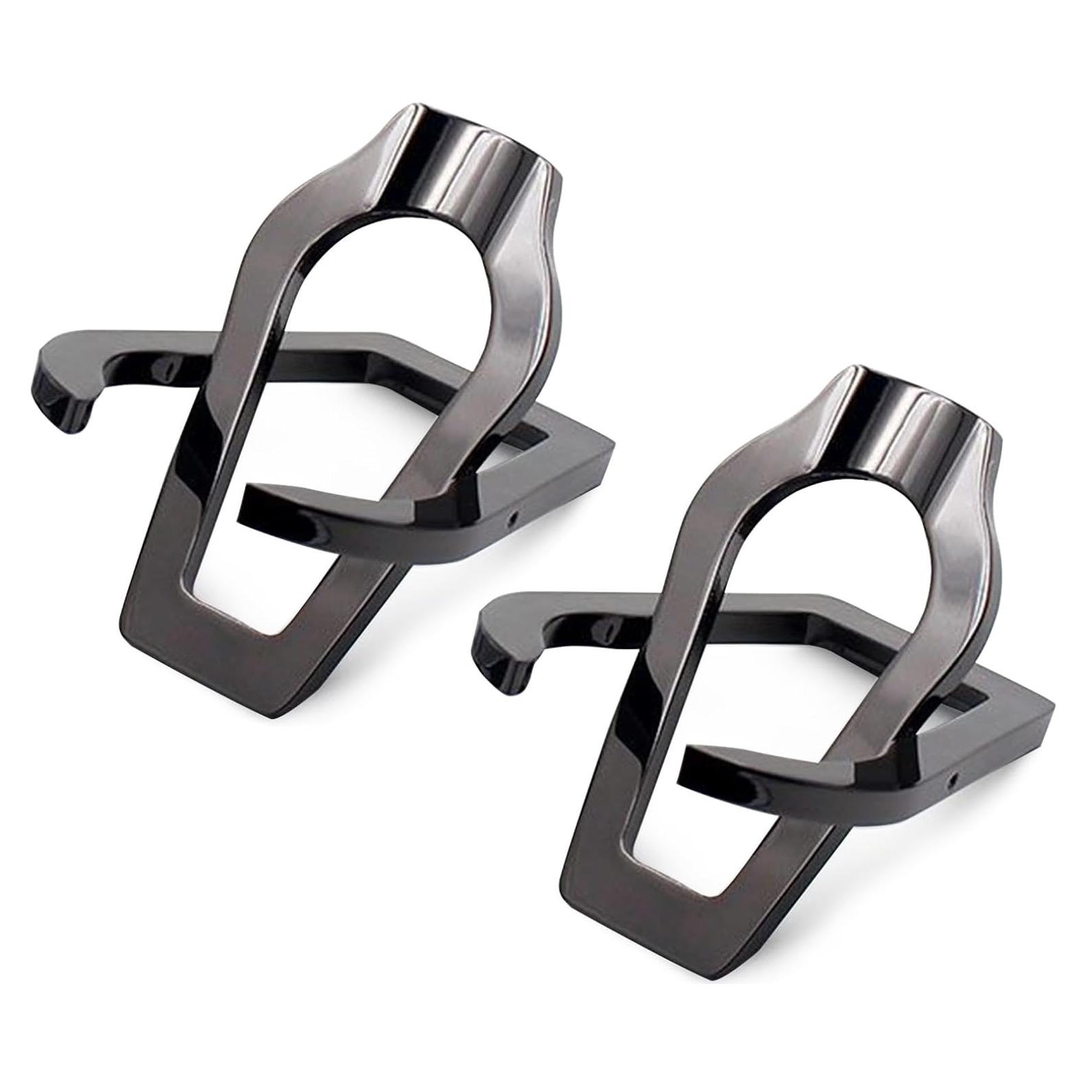 Soporte Plegable para Tubos de Tabaco DANHAN - Acero Inoxidable, Negro, Paquete de 2