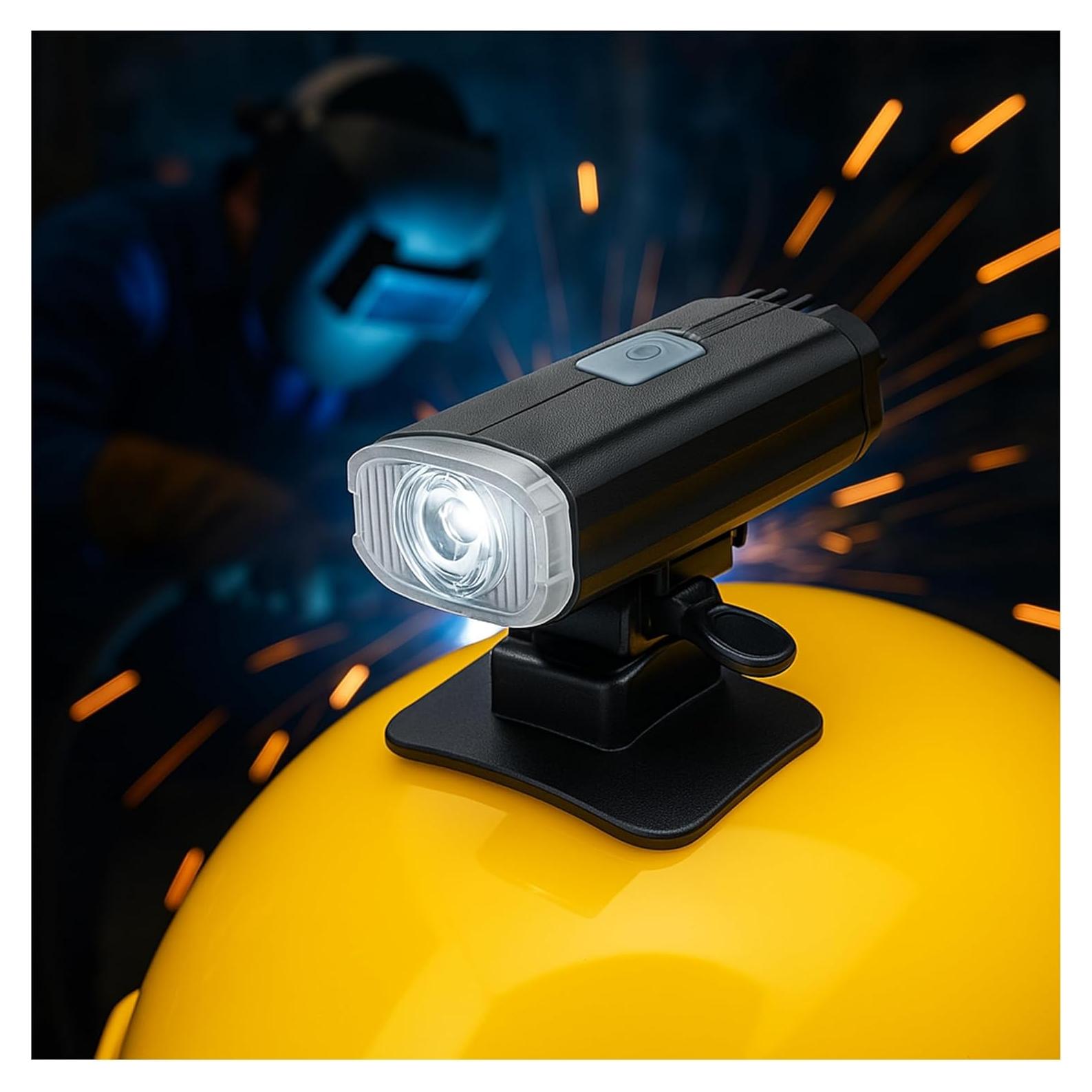 Luz Recargable para Casco Greerride GRX4HHAT LED 500mAh